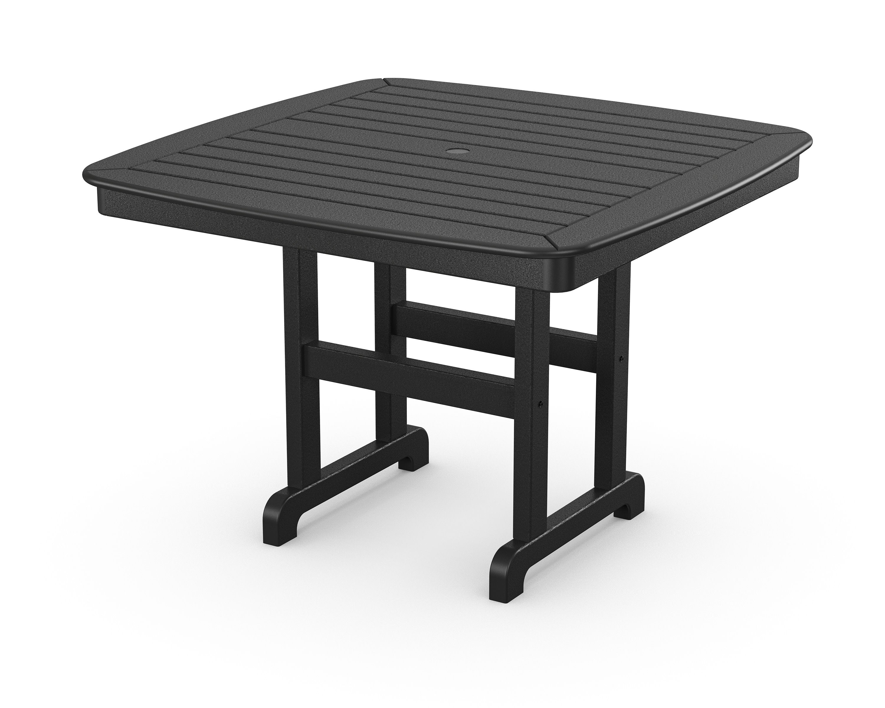 Yacht Club 44" Dining Table in Charcoal Black
