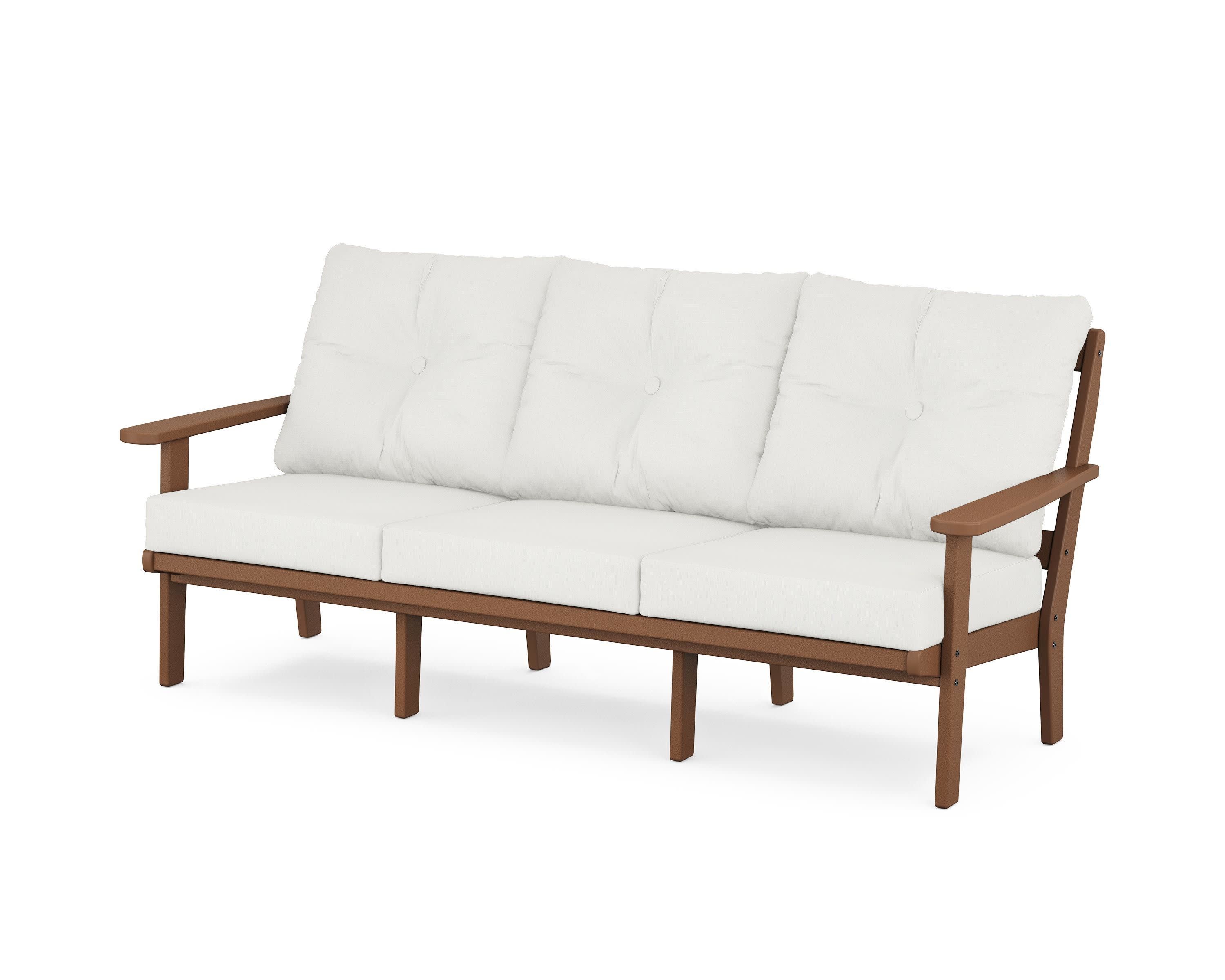 Cape Cod Deep Seating Sofa in Tree House / Natural Linen