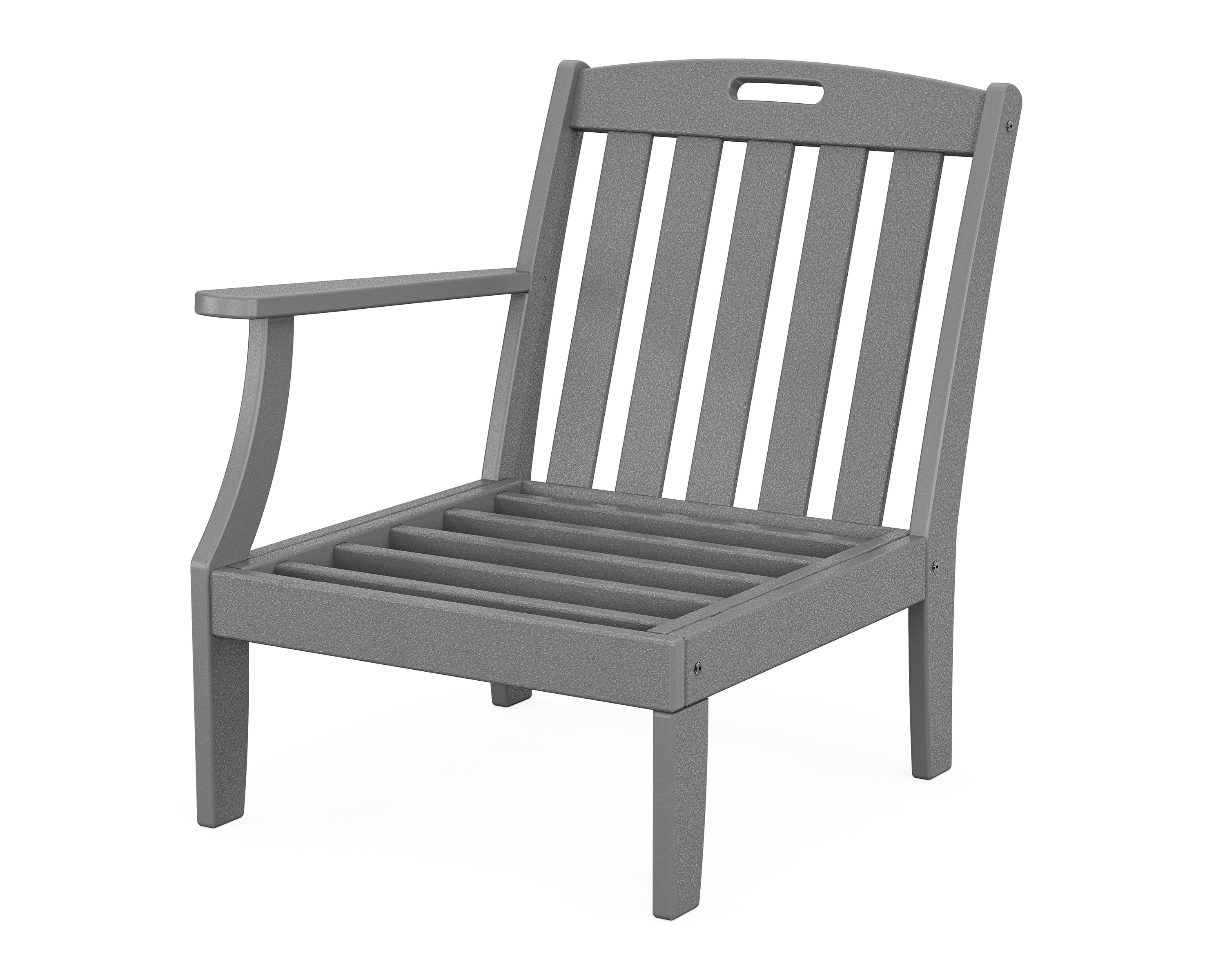 Yacht Club Modular Left Arm Chair Frame in Stepping Stone