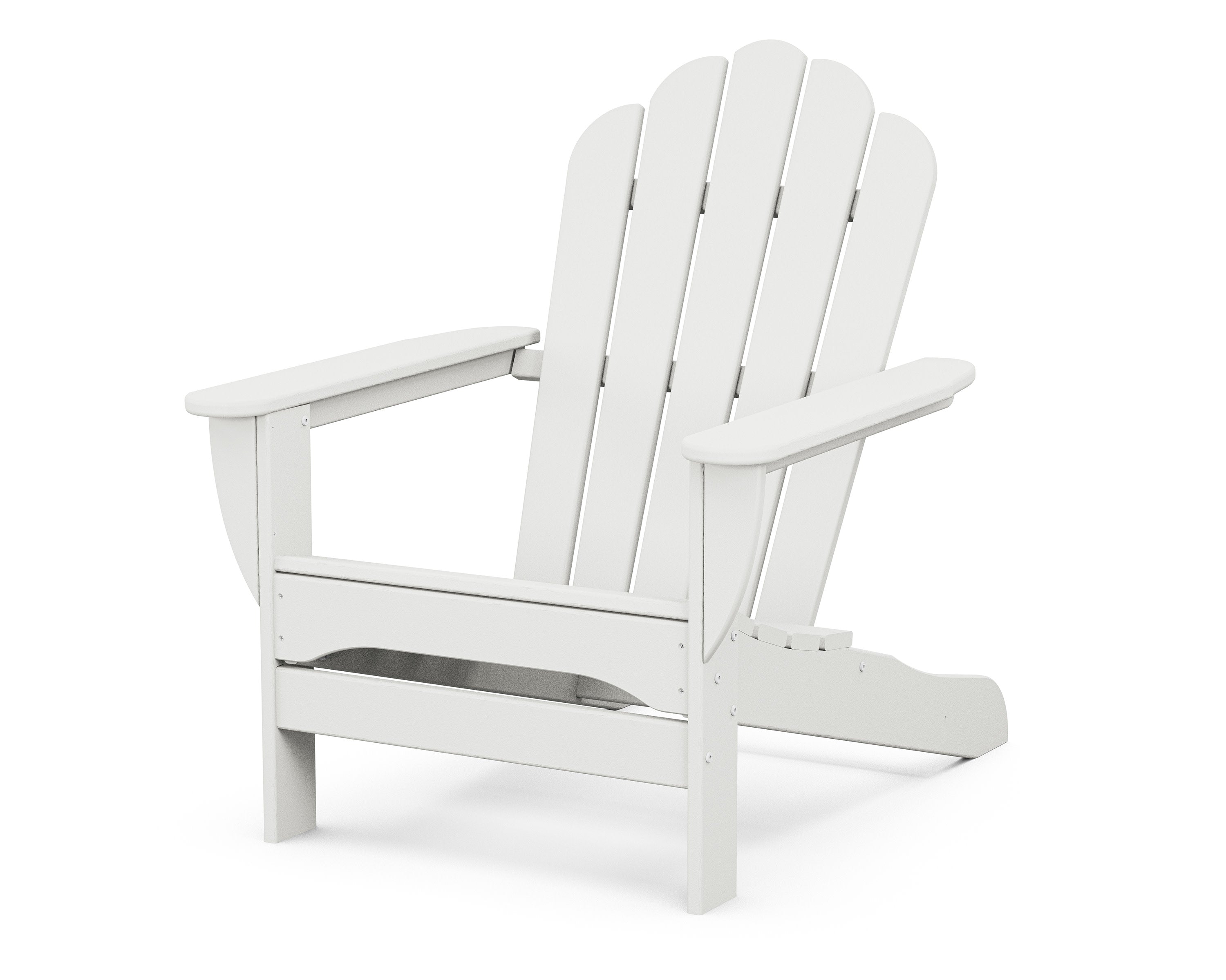 Monterey Bay Oversized Adirondack Chair in Classic White
