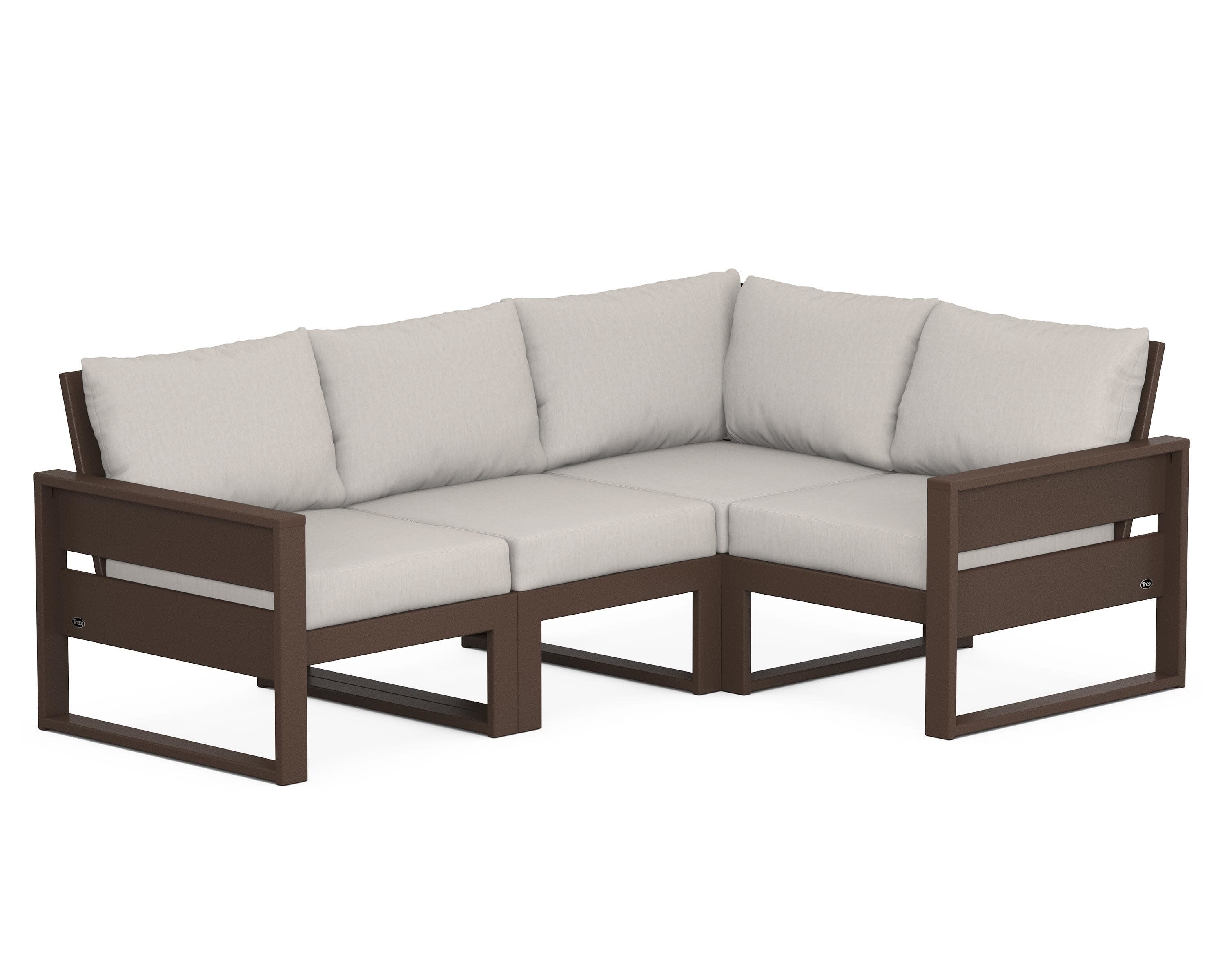Eastport 4- Piece Sectional in Vintage Lantern / Cast Ash