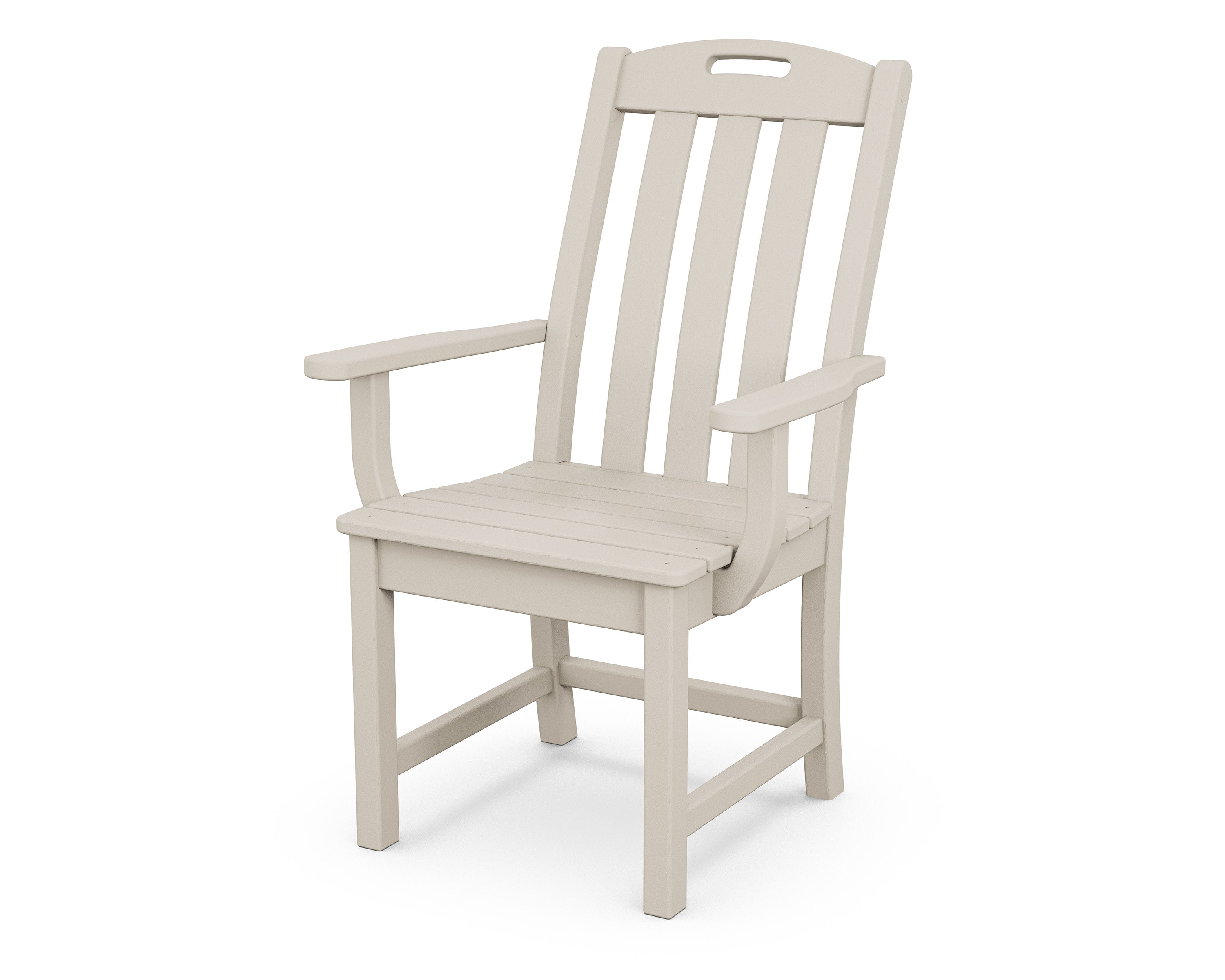 Yacht Club Dining Arm Chair in Sand Castle