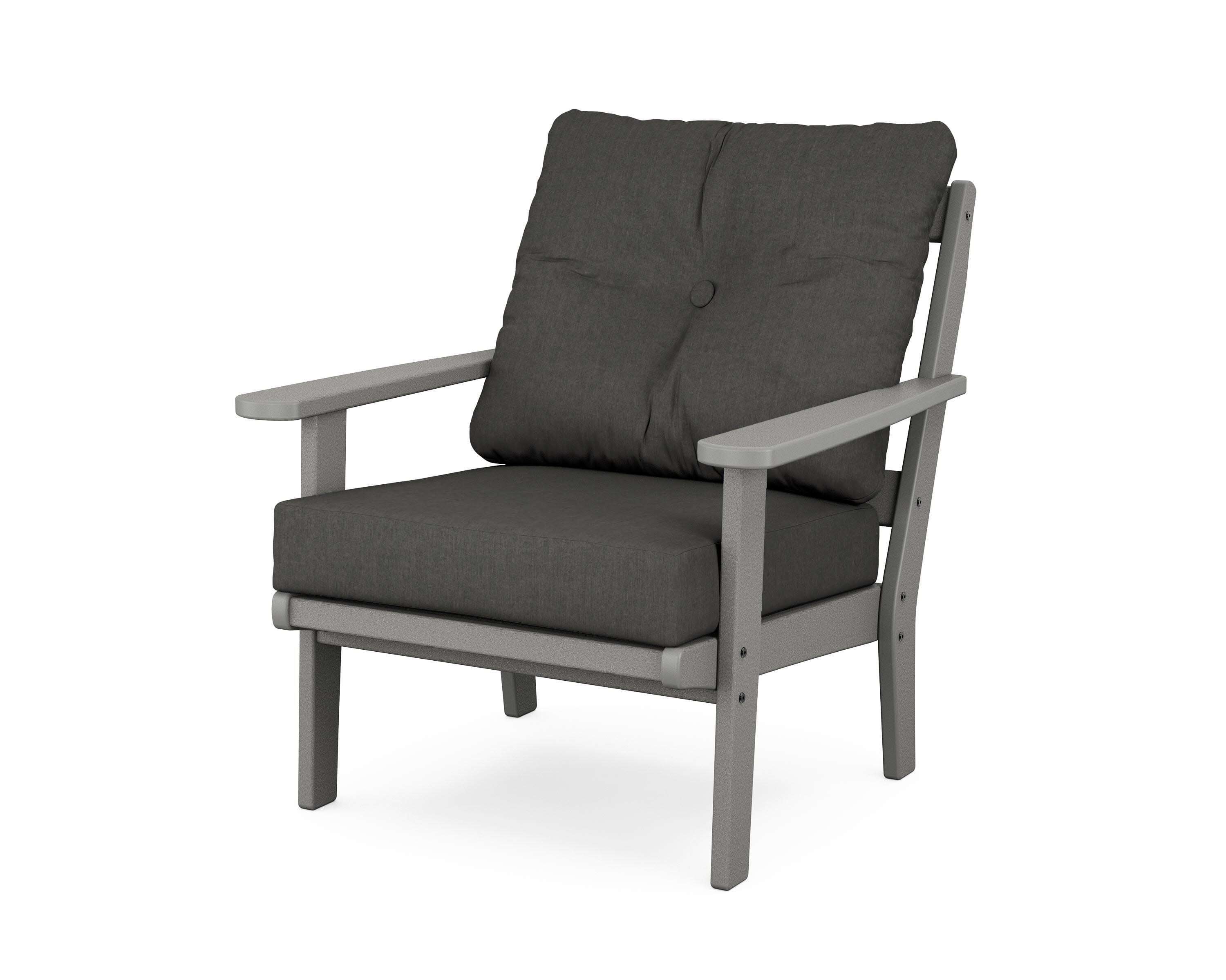 Cape Cod Deep Seating Chair in Stepping Stone / Spectrum Carbon