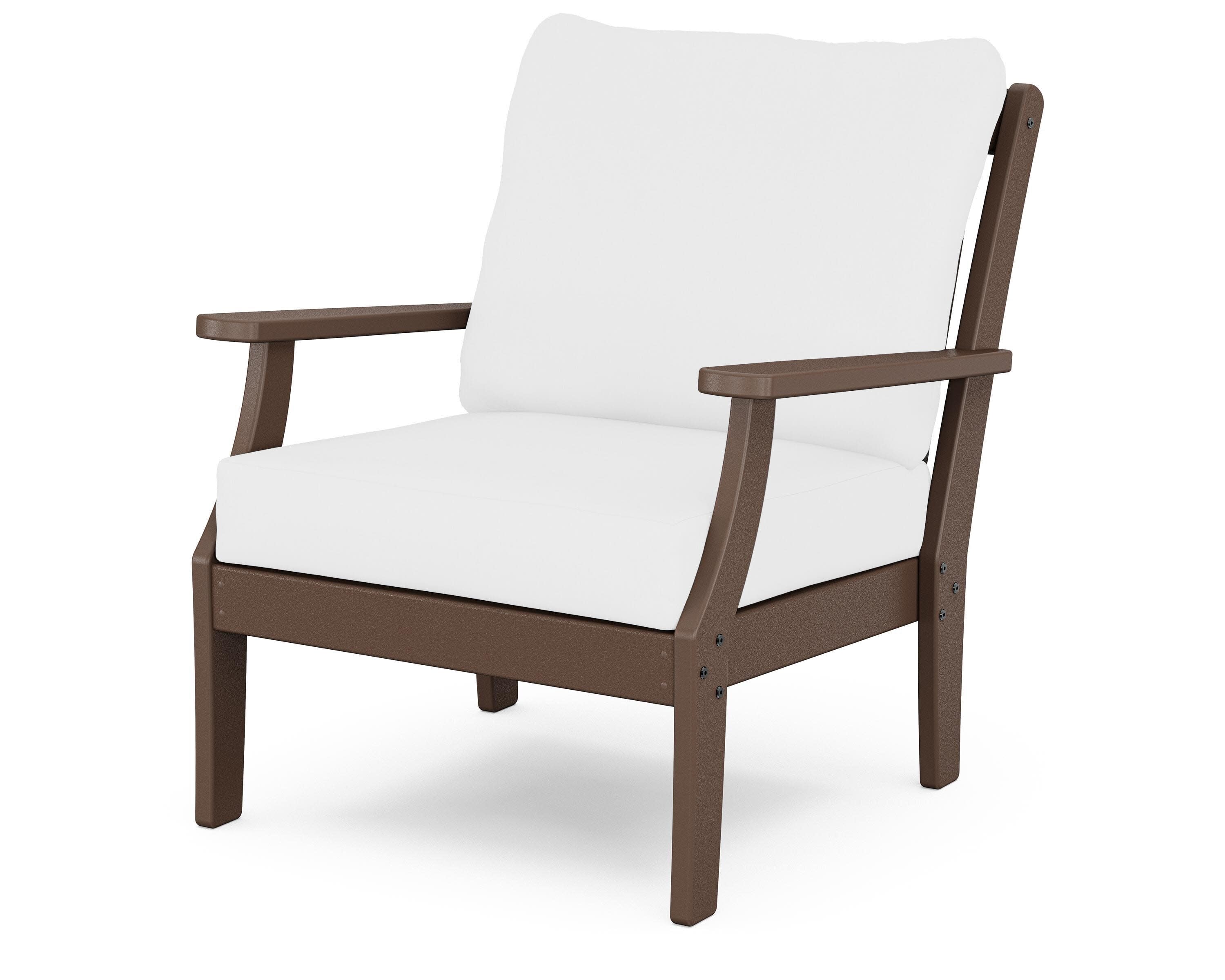 Yacht Club Deep Seating Chair in Vintage Lantern / Natural