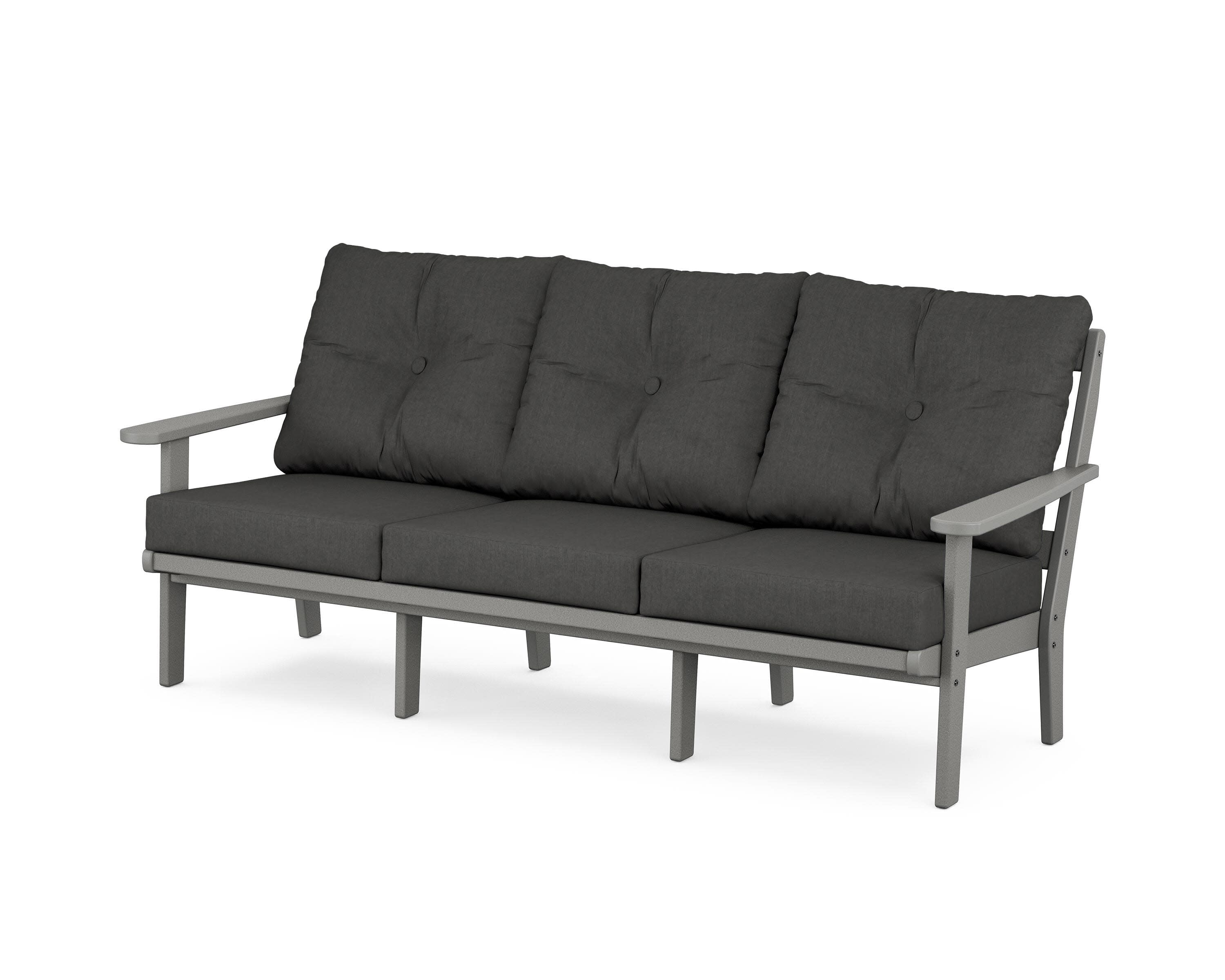 Cape Cod Deep Seating Sofa in Stepping Stone / Spectrum Carbon