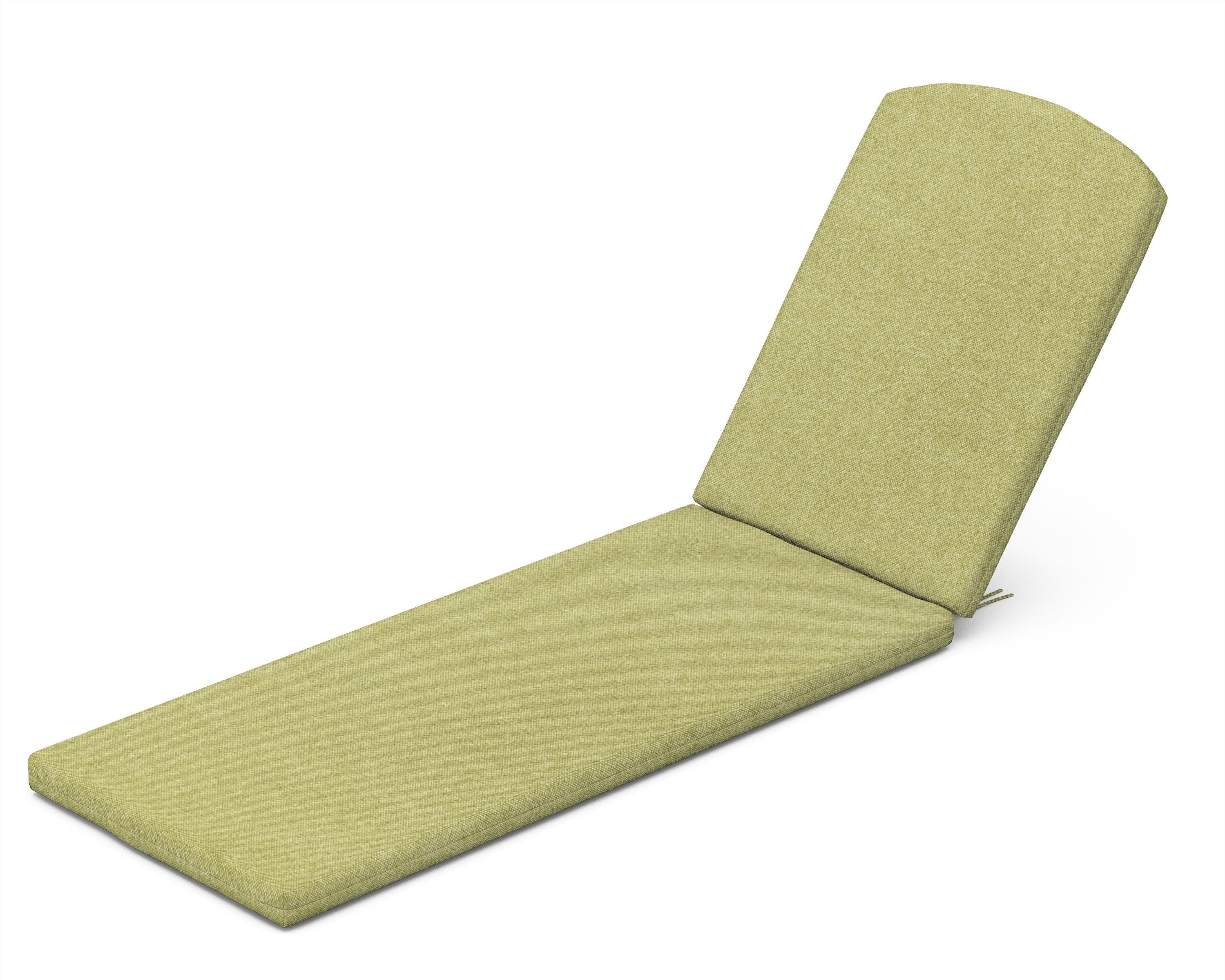 Chaise Cushion - 77"D x 21.25"W x 2.5"H in Chartreuse Boucle