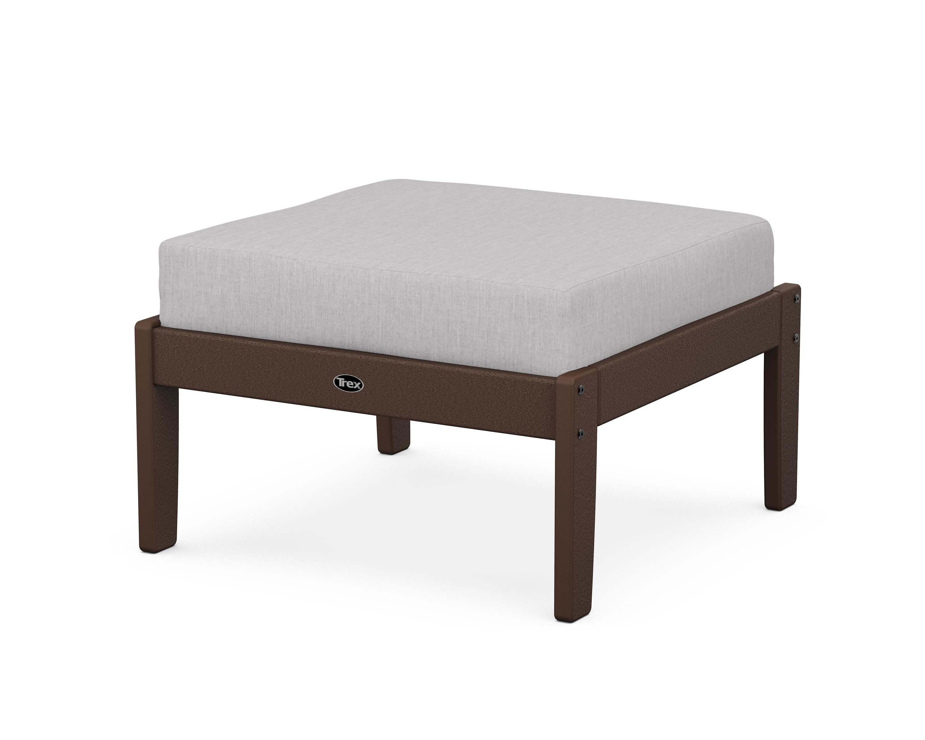 Yacht Club Deep Seating Ottoman in Vintage Lantern / Granite