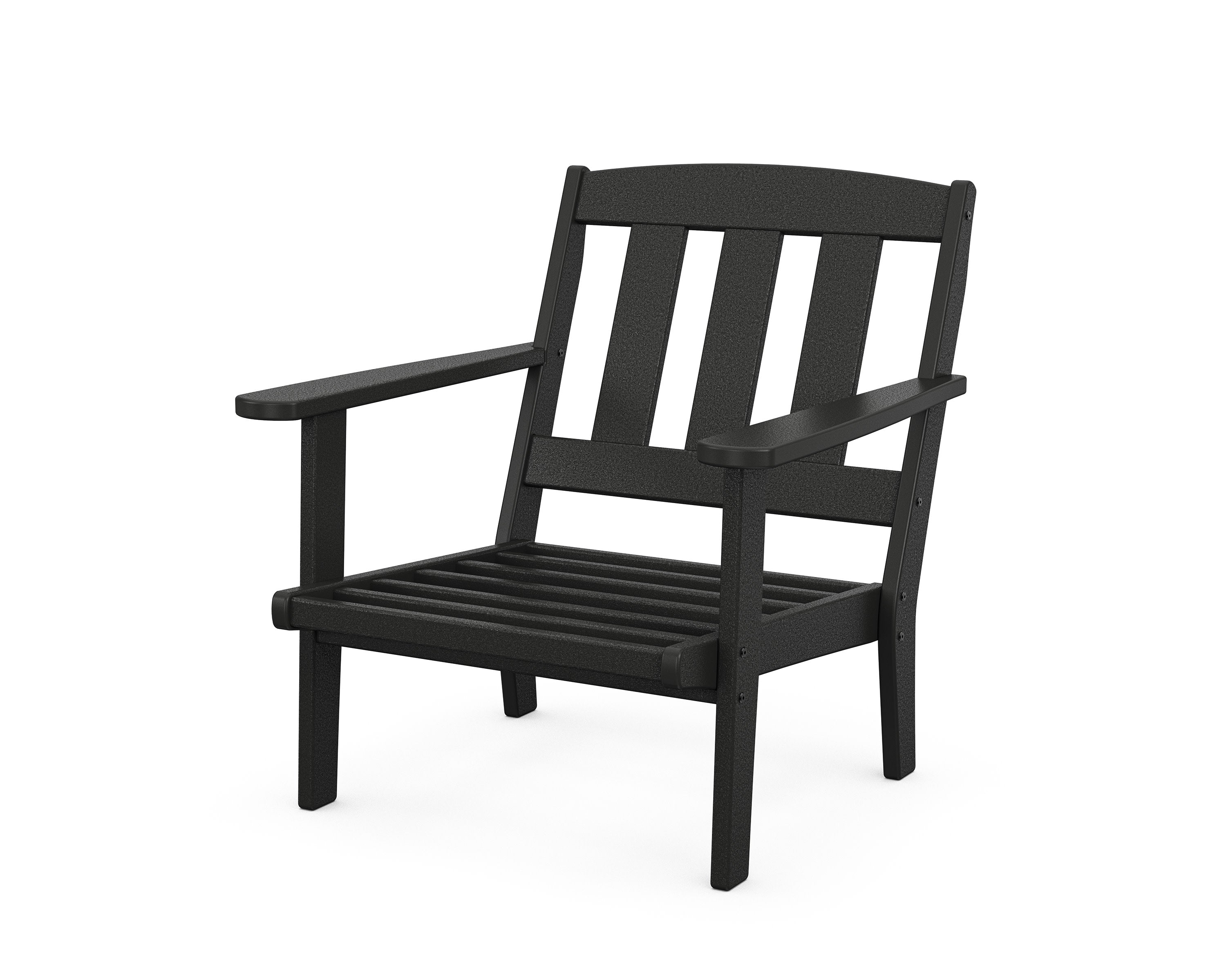 Cape Cod Deep Seating Chair Frame in Charcoal Black