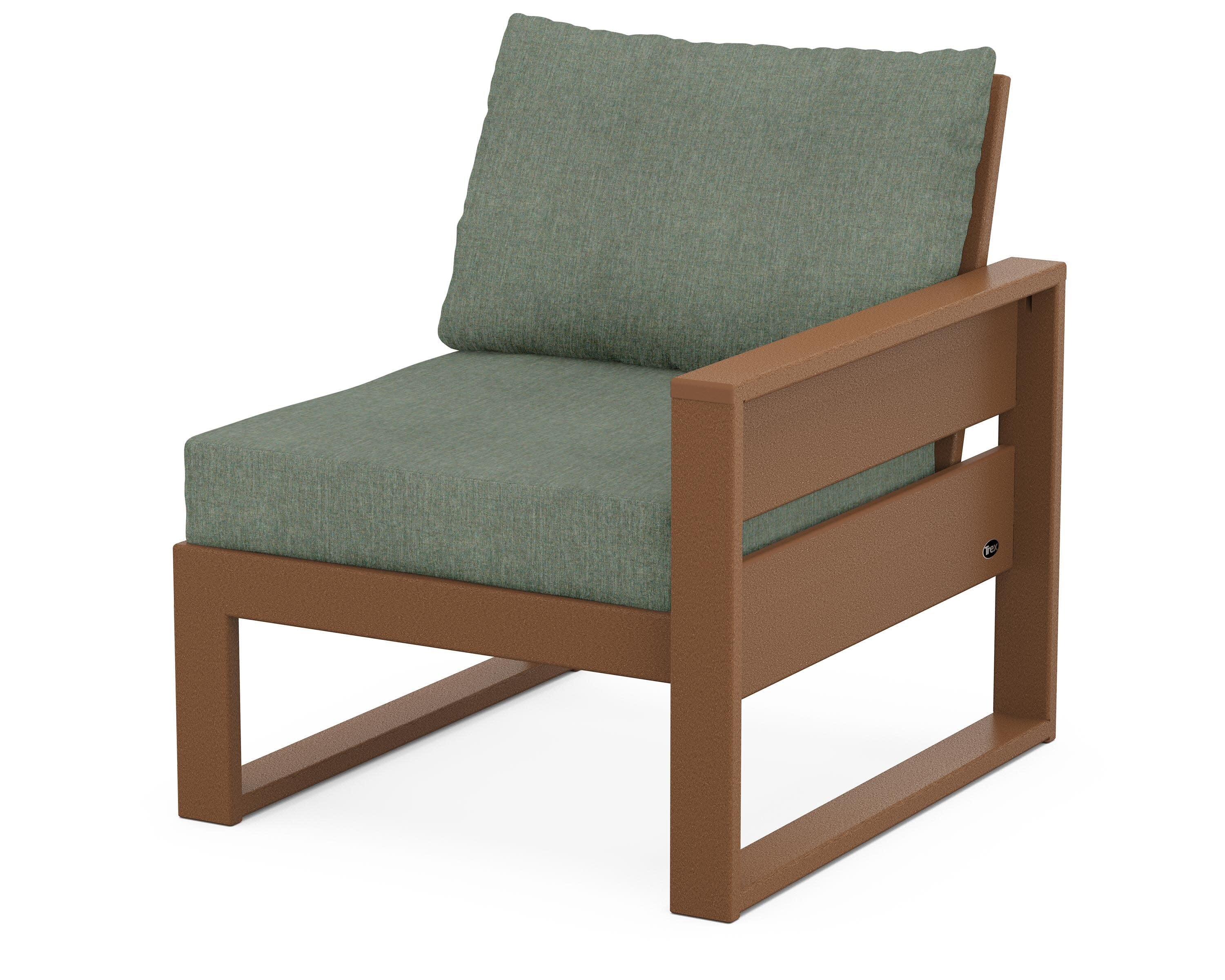 Eastport Modular Right Arm Chair in Tree House / Cast Sage