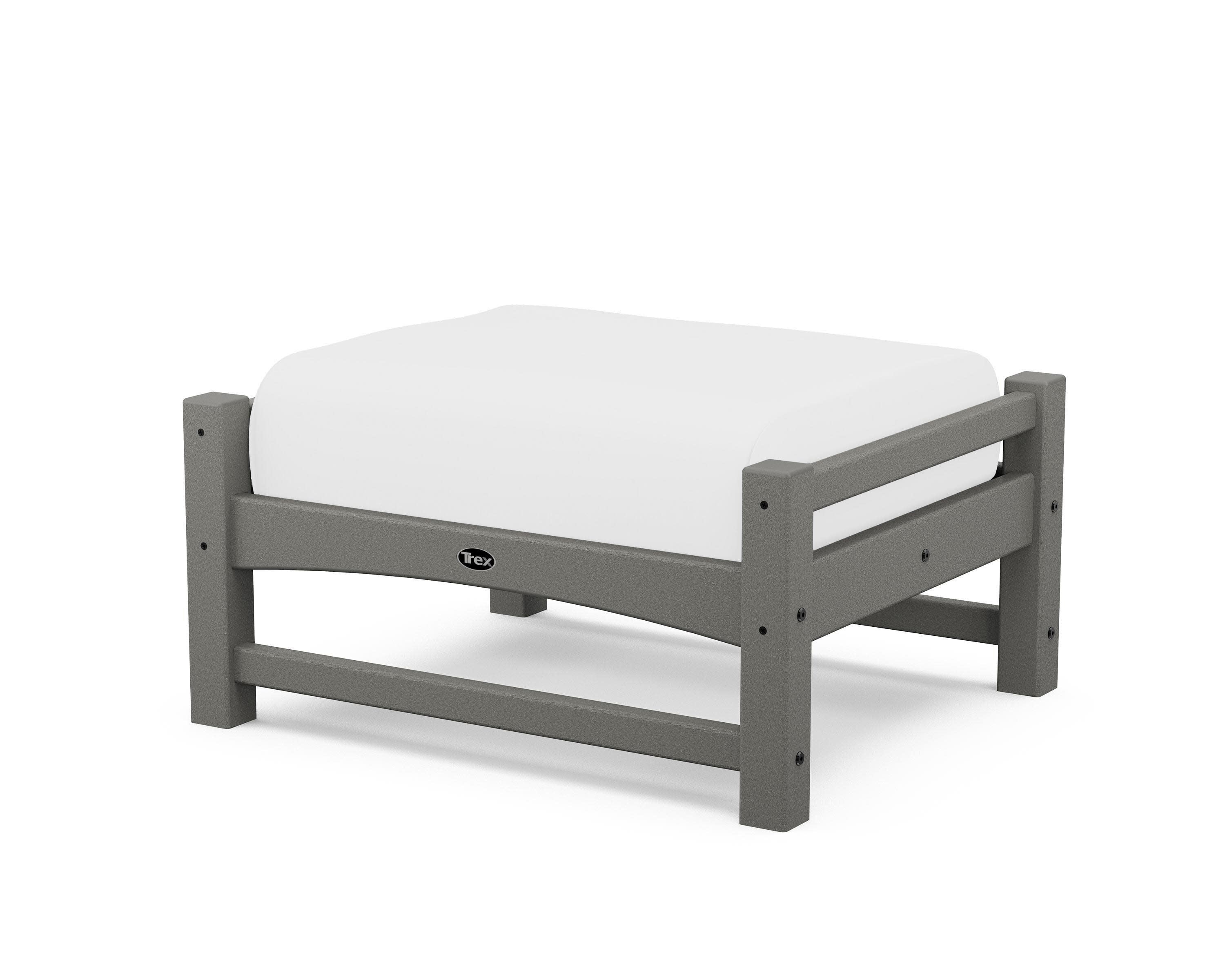 Rockport Club Ottoman in Stepping Stone / Natural