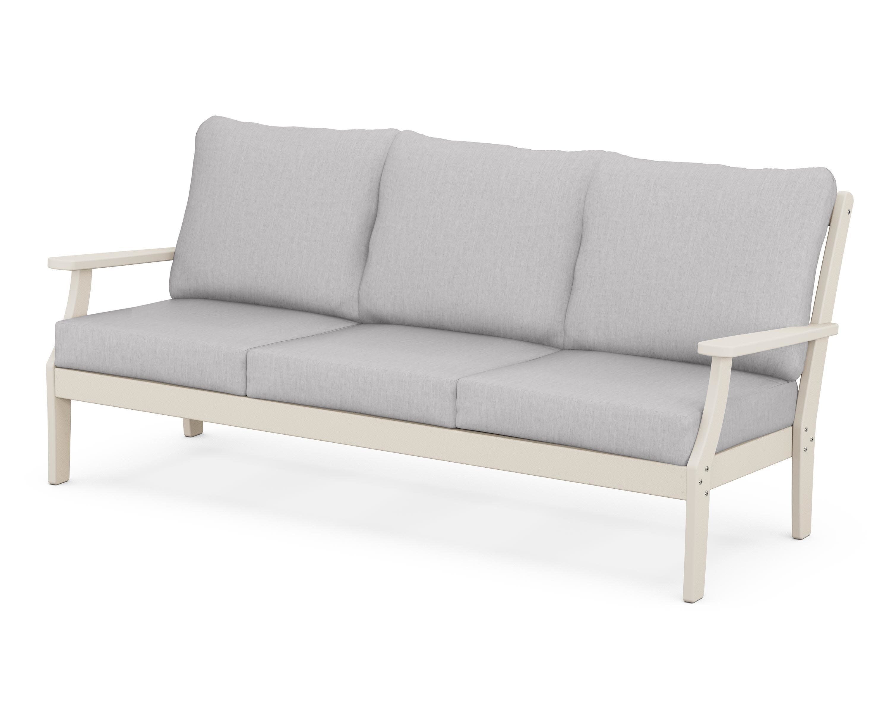 Yacht Club Deep Seating Sofa in Sand Castle / Granite
