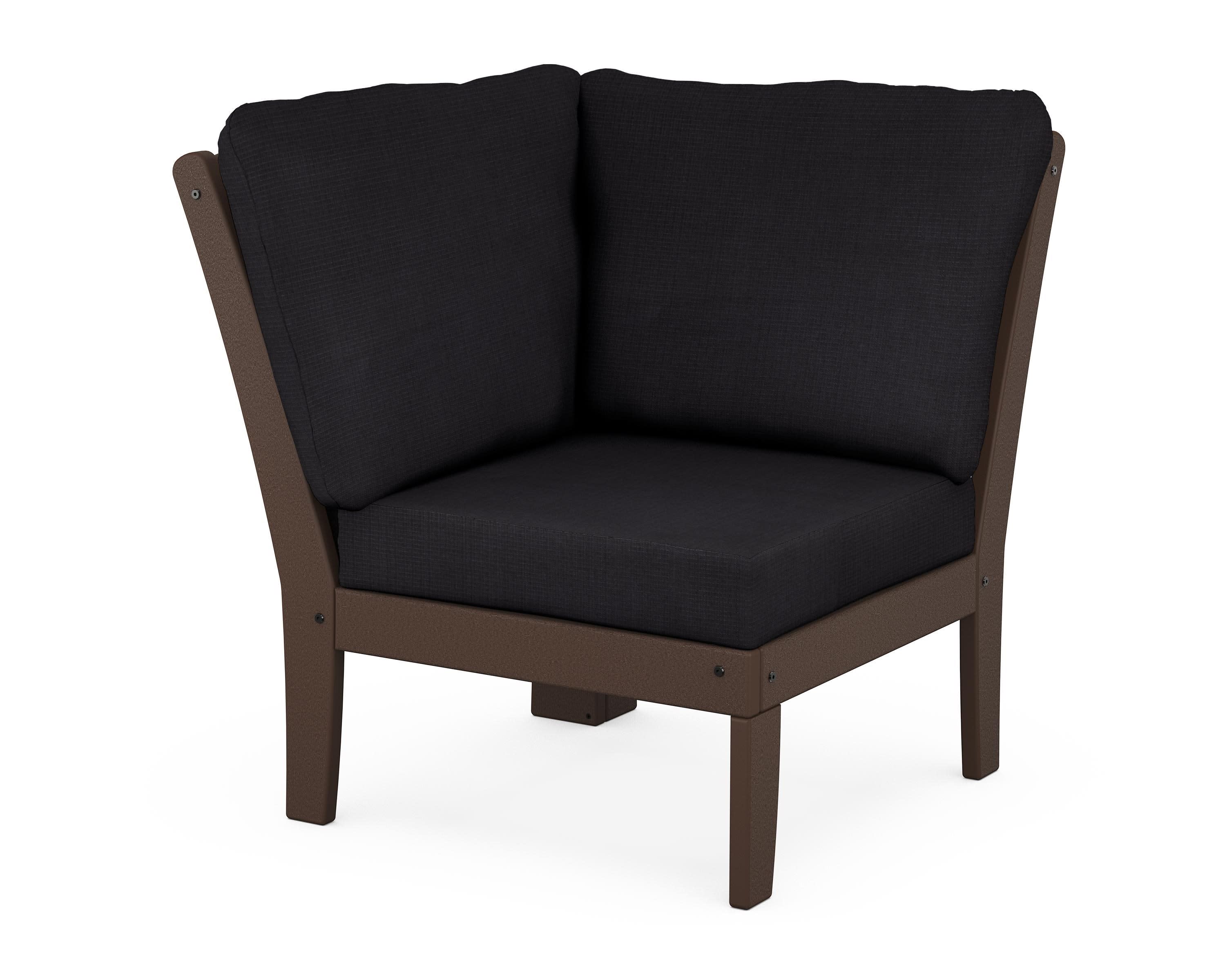 Yacht Club Modular Corner Chair in Vintage Lantern / Midnight Linen