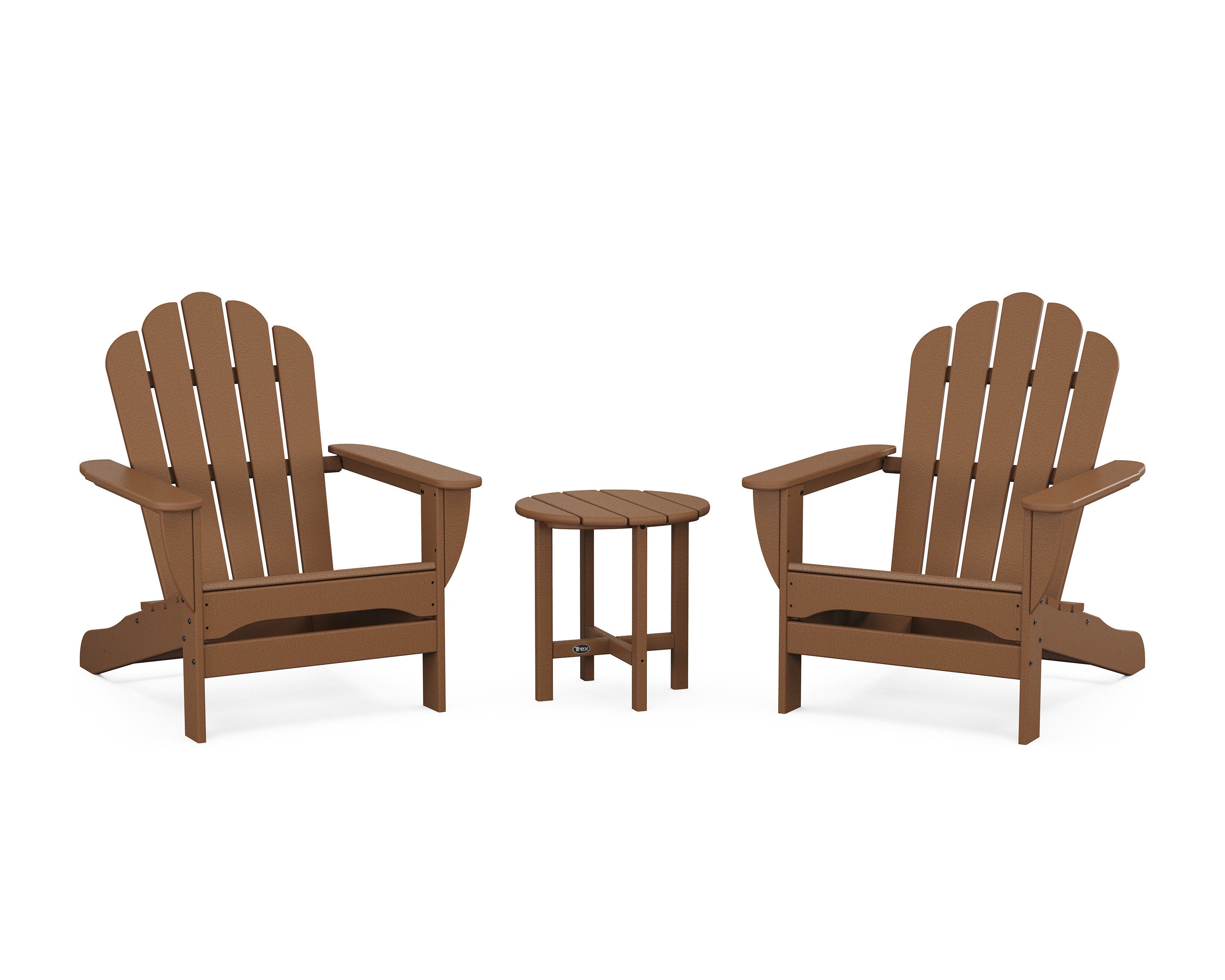 3-Piece Monterey Bay Oversized Adirondack Set in Tree House