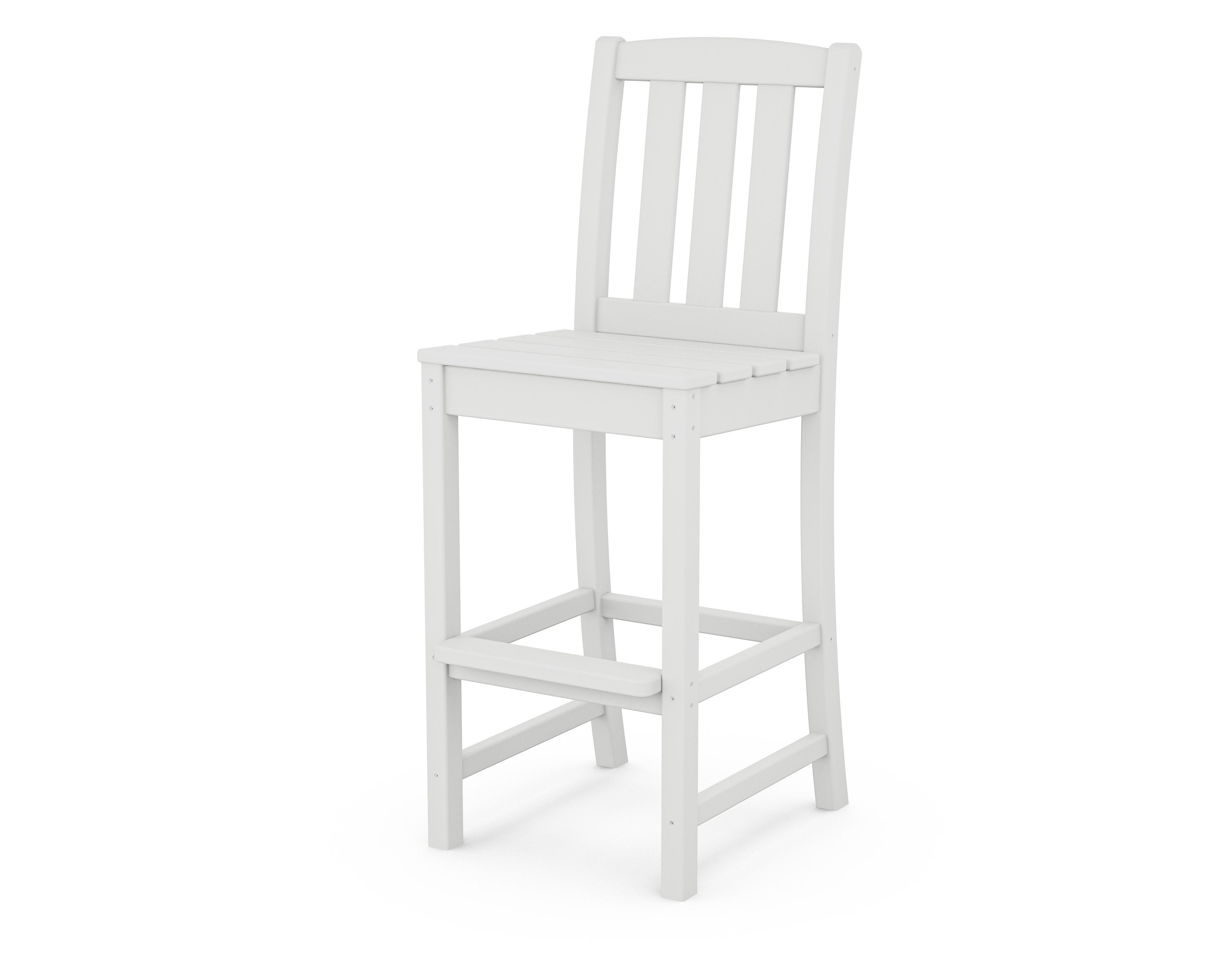 Cape Cod Bar Side Chair in Classic White