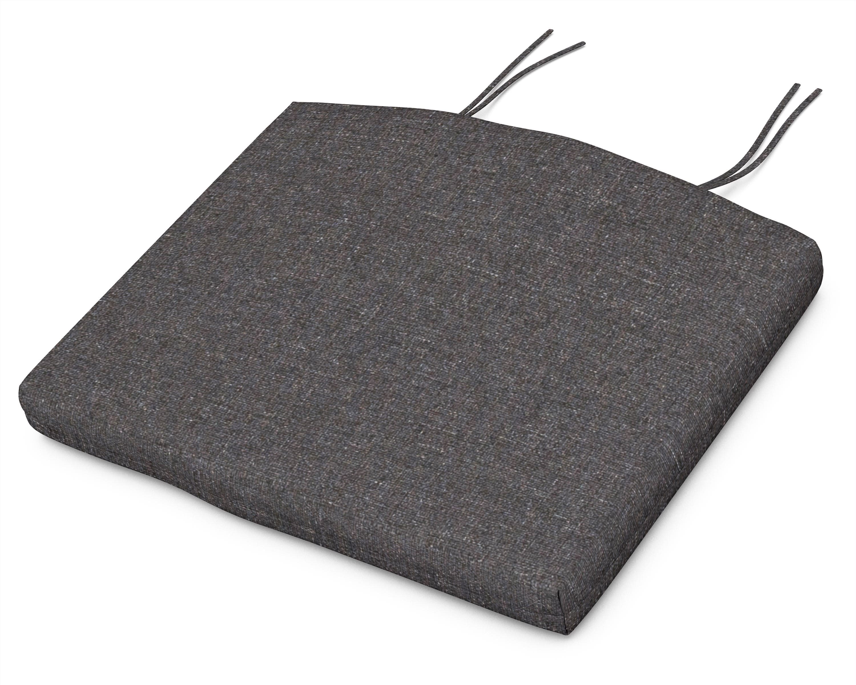 Seat Cushion - 20"W x 18.5"D x 2.5"H in Ash Charcoal