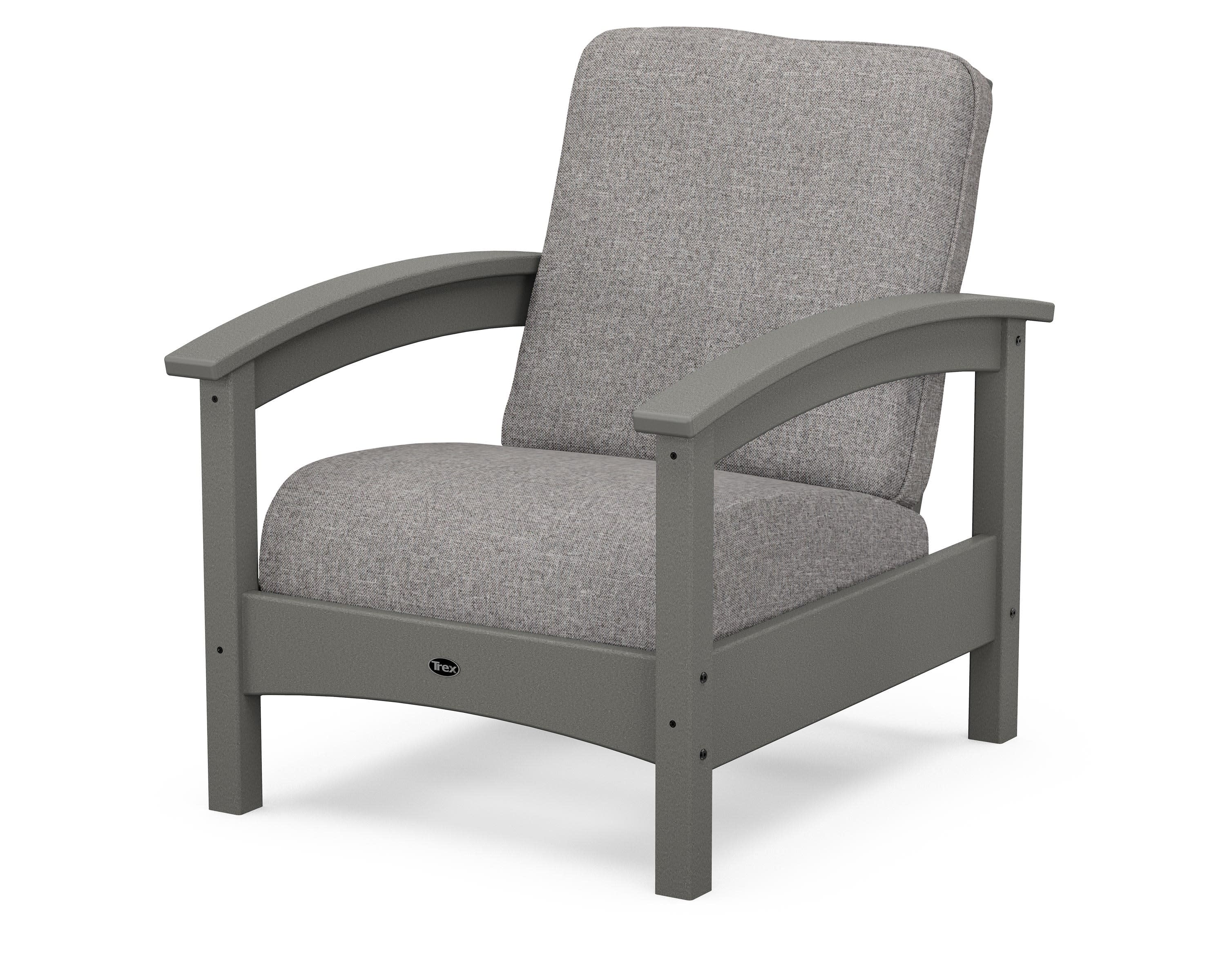 Rockport Club Chair in Stepping Stone / Grey Mist