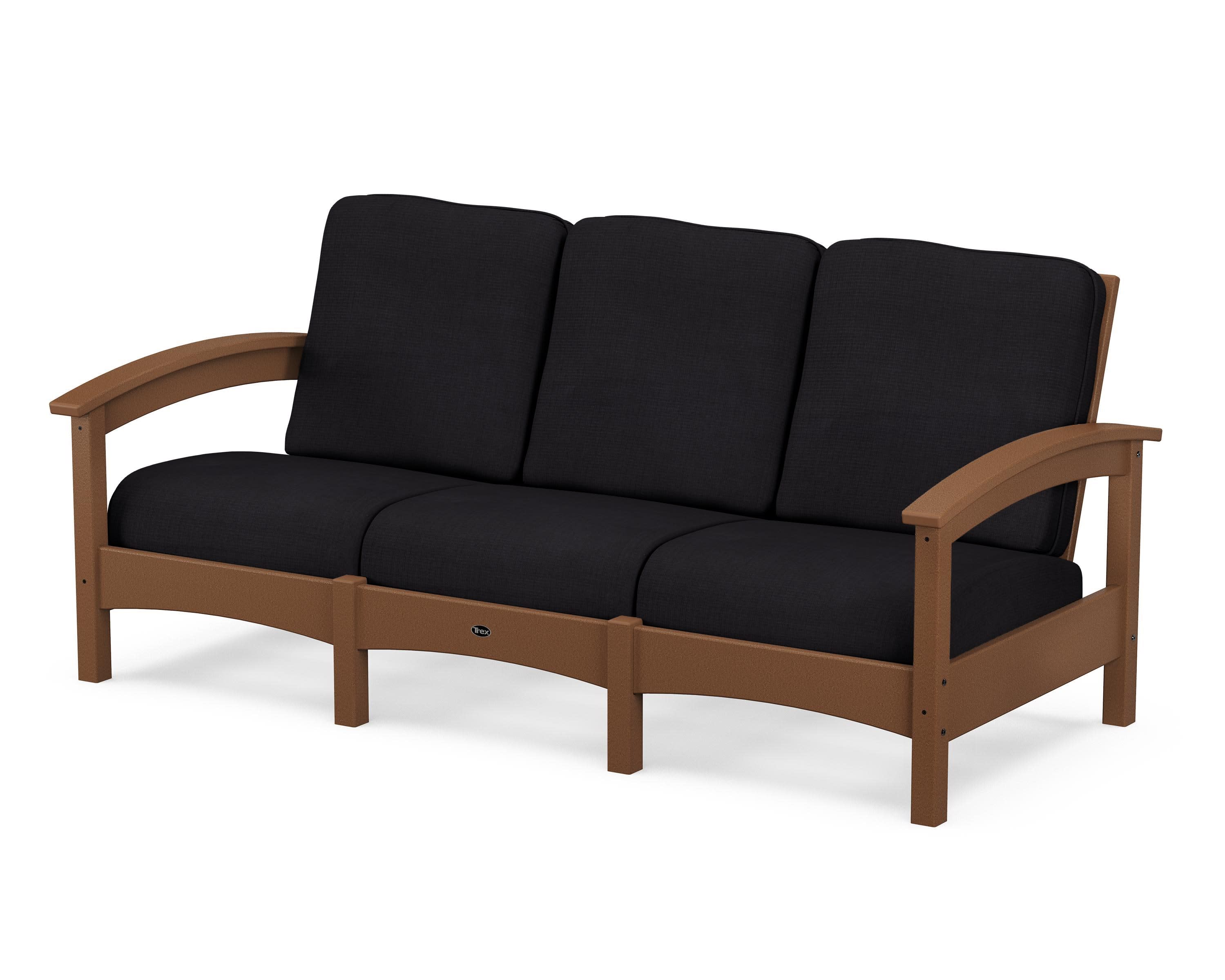 Rockport Club Sofa in Tree House / Midnight Linen