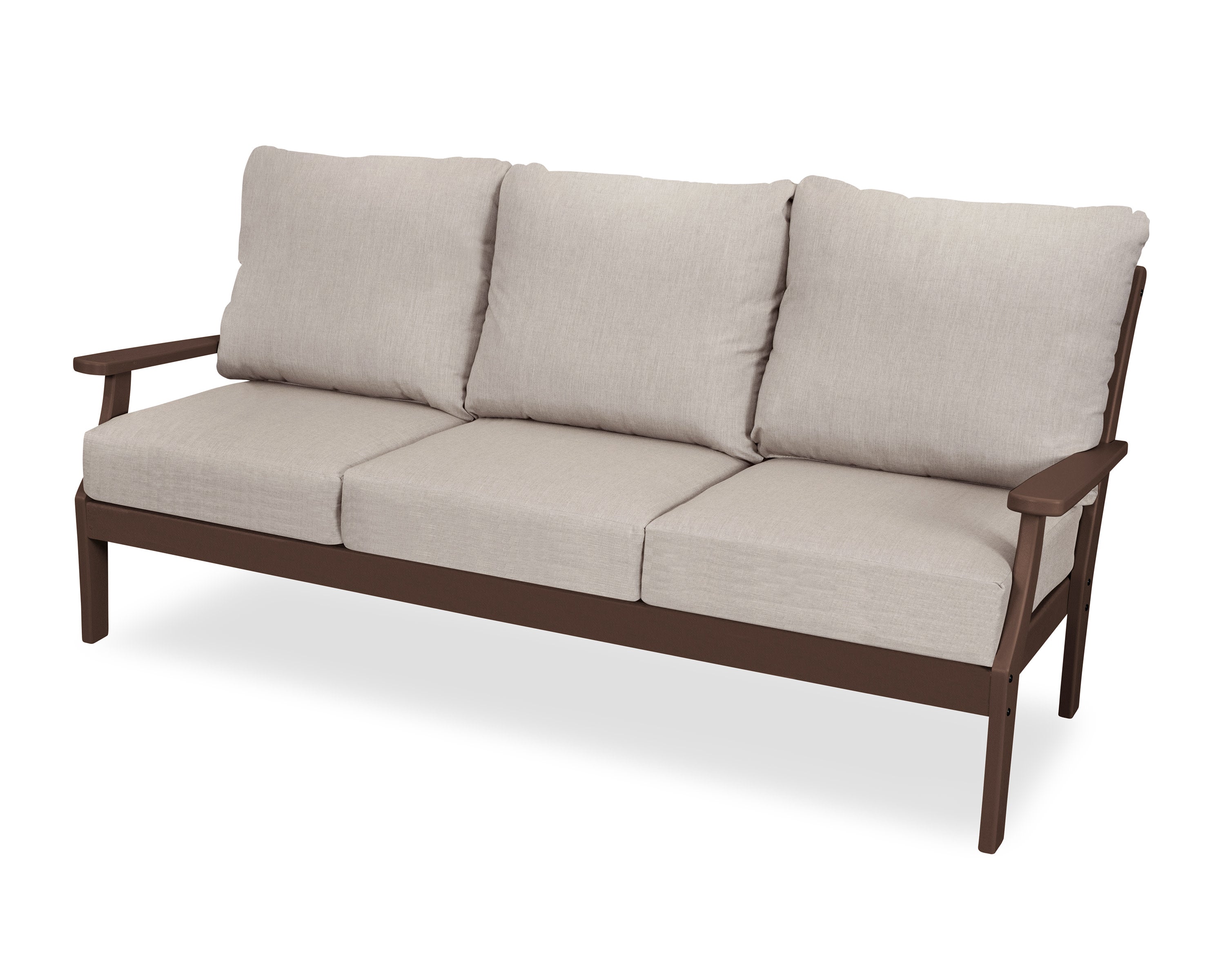 Yacht Club Deep Seating Sofa in Vintage Lantern / Cast Ash