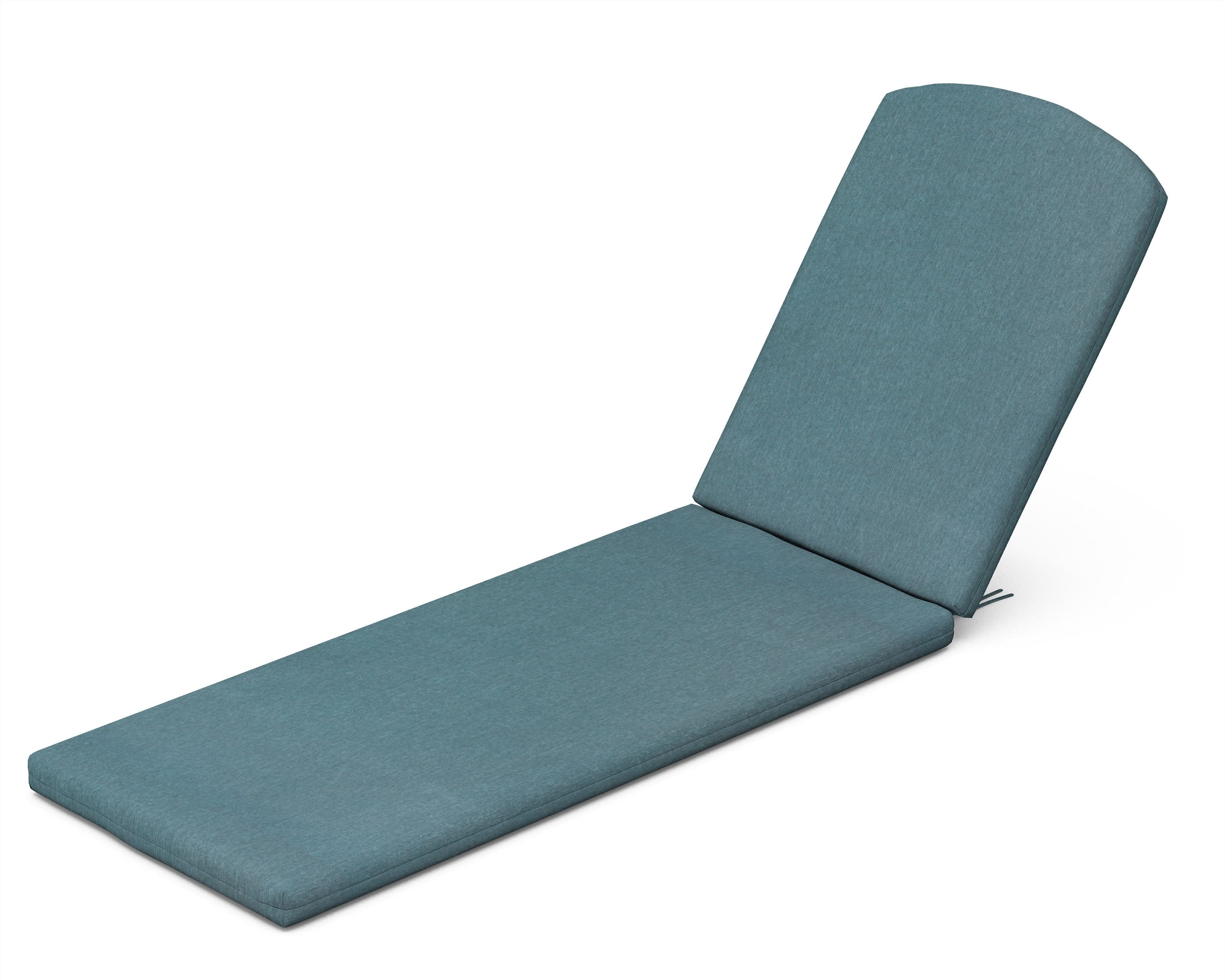Chaise Cushion - 77"D x 21.25"W x 2.5"H in Ocean Teal