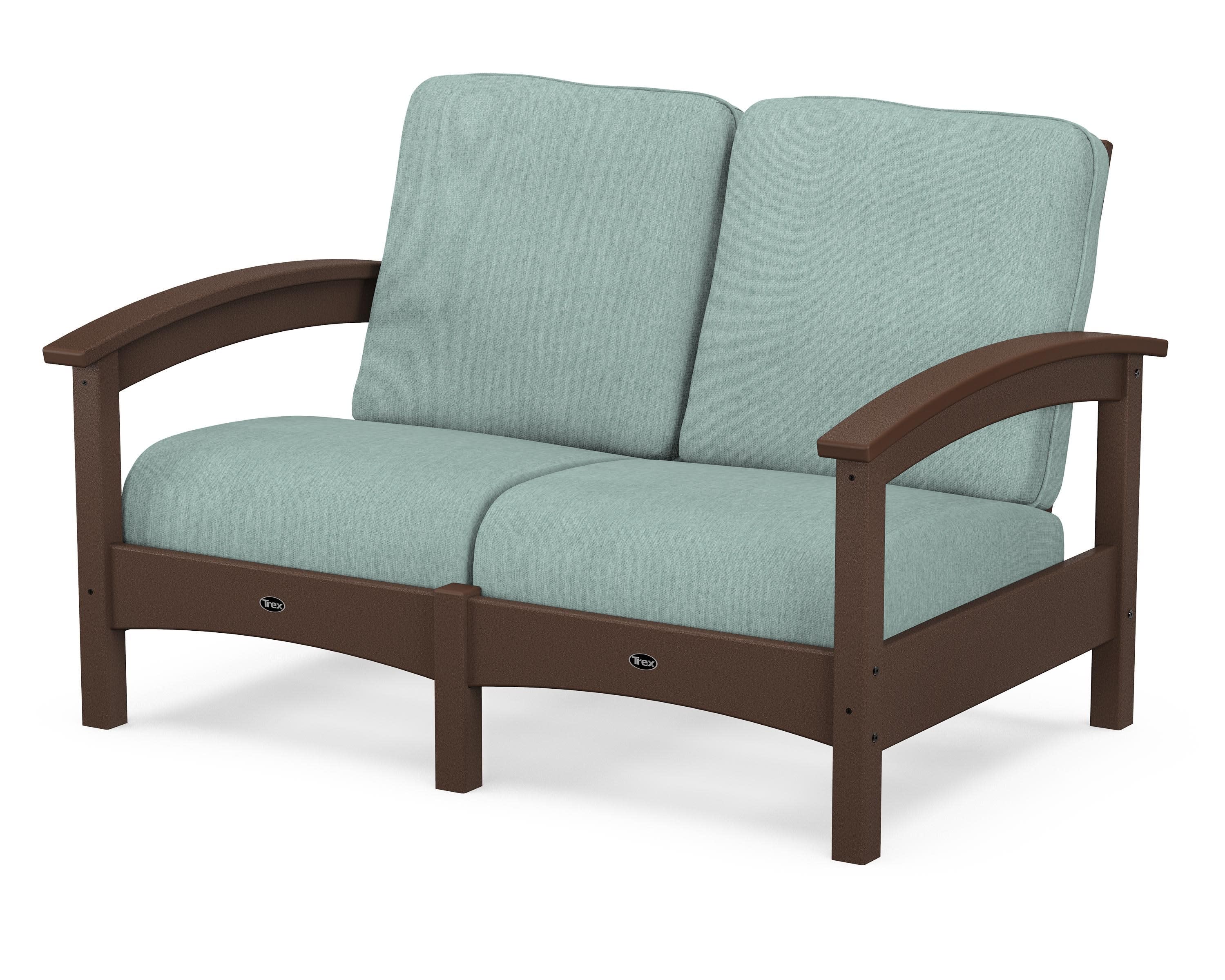 Rockport Club Loveseat in Vintage Lantern / Glacier Spa