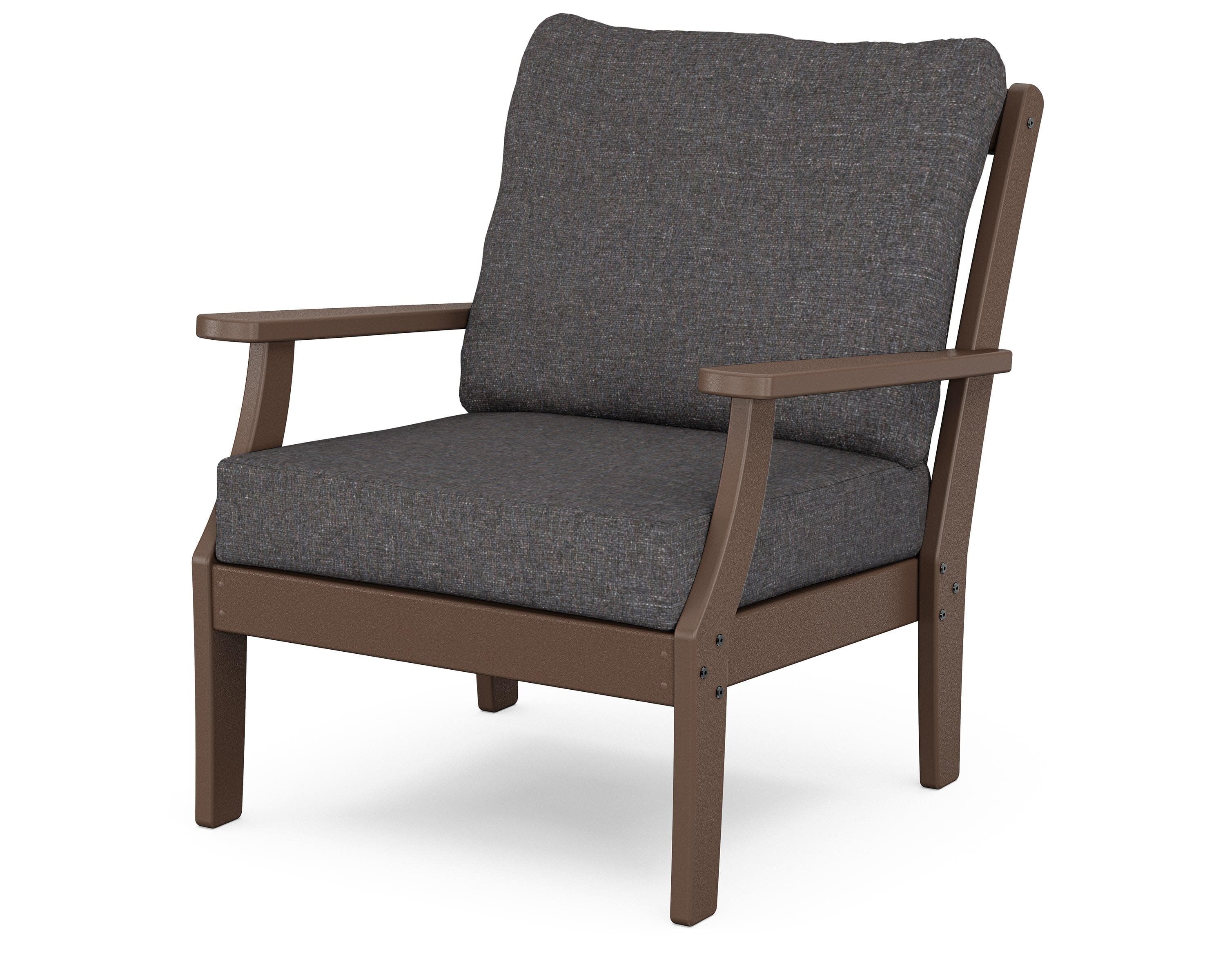 Yacht Club Deep Seating Chair in Vintage Lantern / Ash Charcoal
