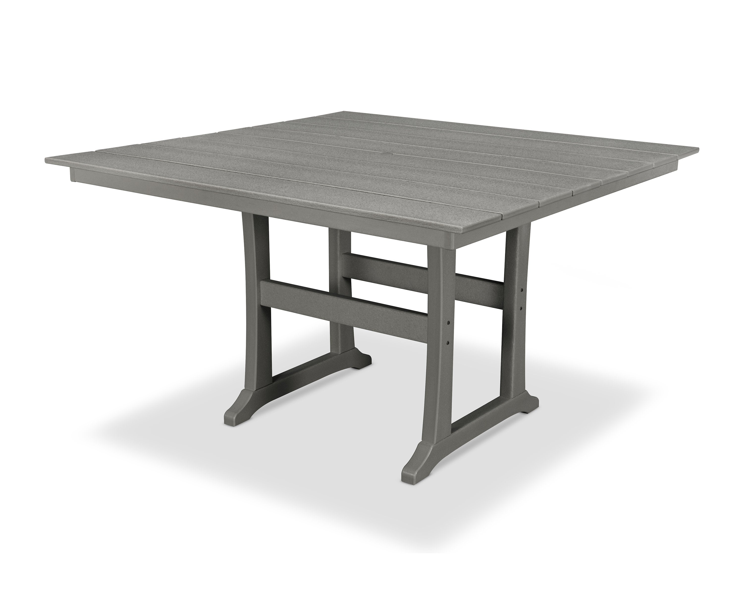 Farmhouse Trestle 59" Counter Table in Stepping Stone