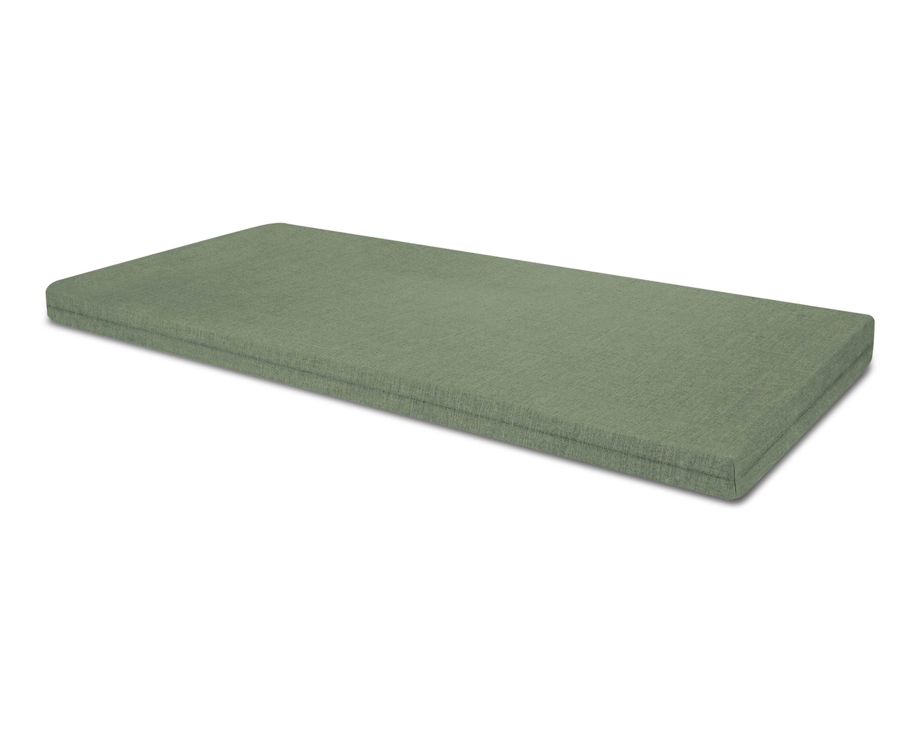 Bench Seat Cushion - 18.5"D x 55.5"W x 2.5"H in Cast Sage