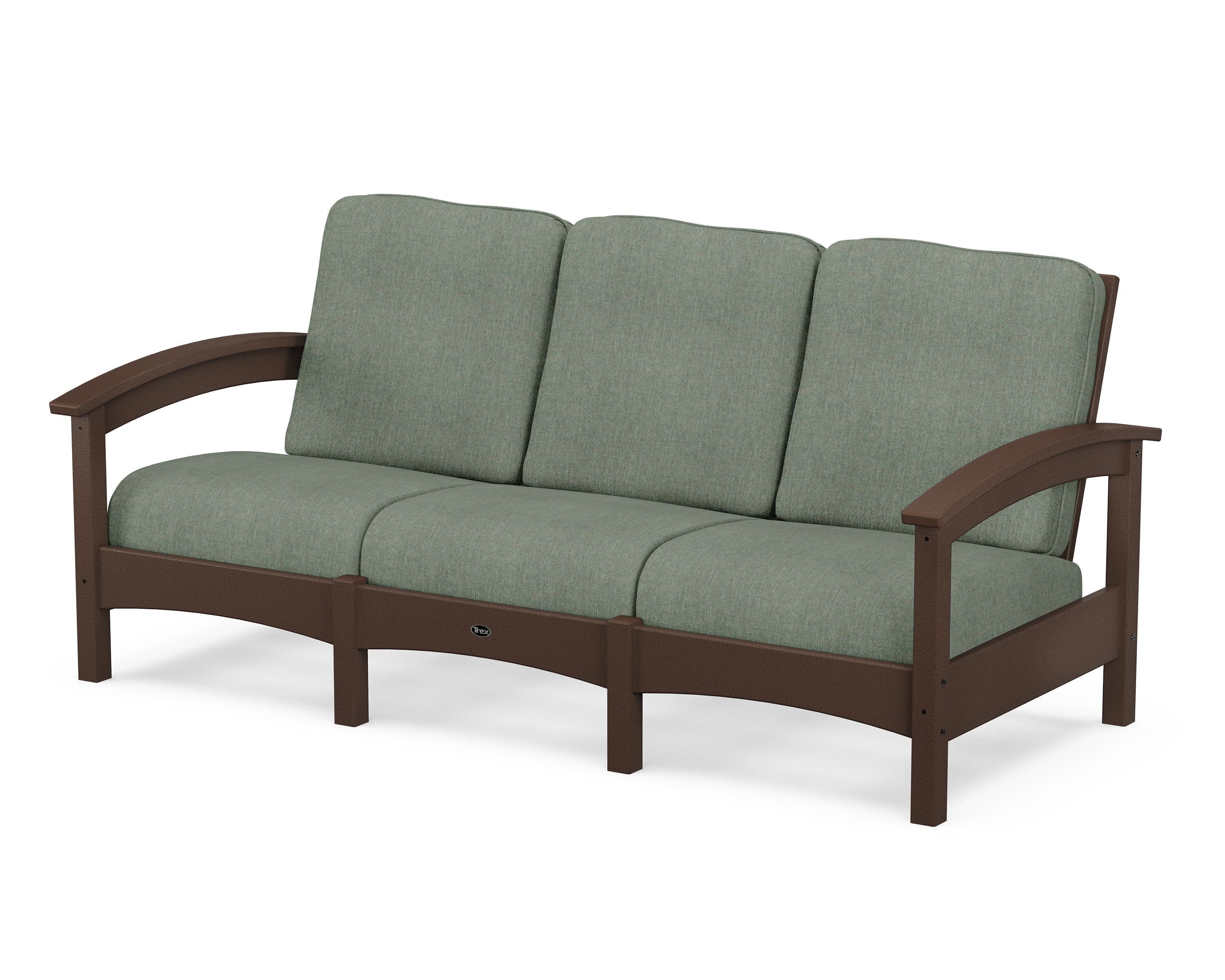 Rockport Club Sofa in Vintage Lantern / Cast Sage