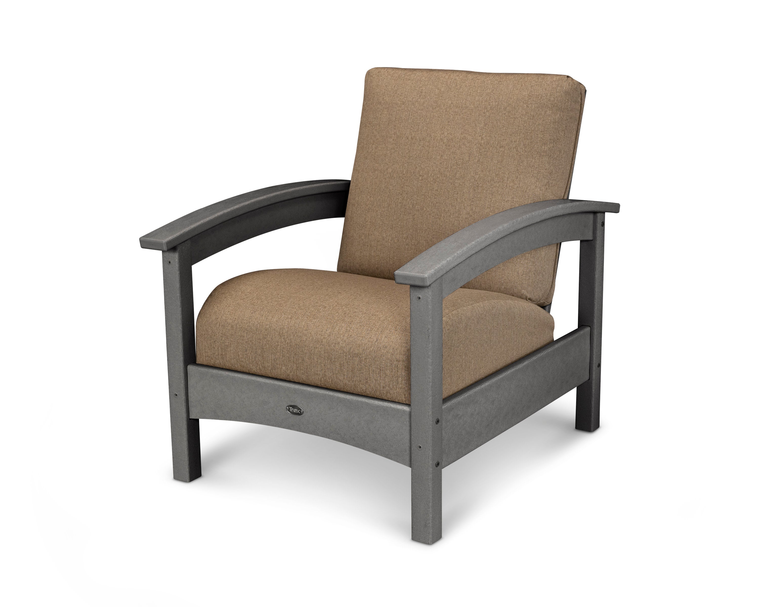 Rockport Club Chair in Stepping Stone / Sesame