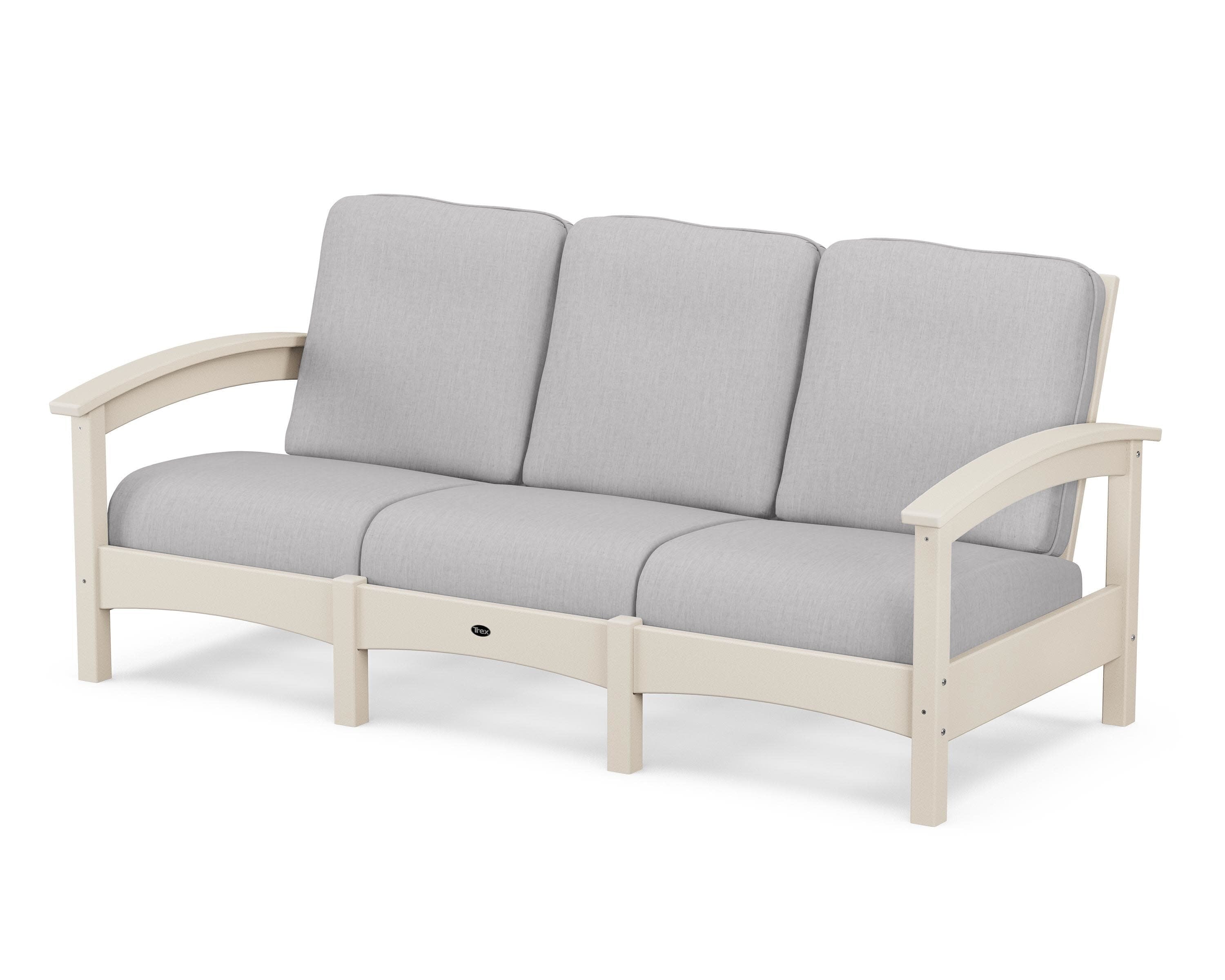 Rockport Club Sofa in Sand Castle / Granite
