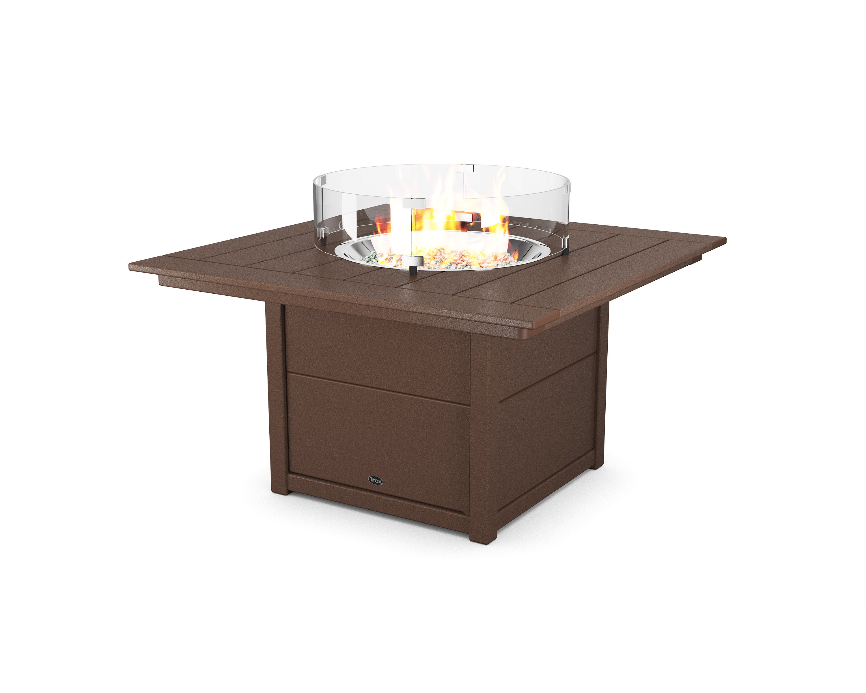 Trex Square 42 Fire Pit Table in Vintage Lantern