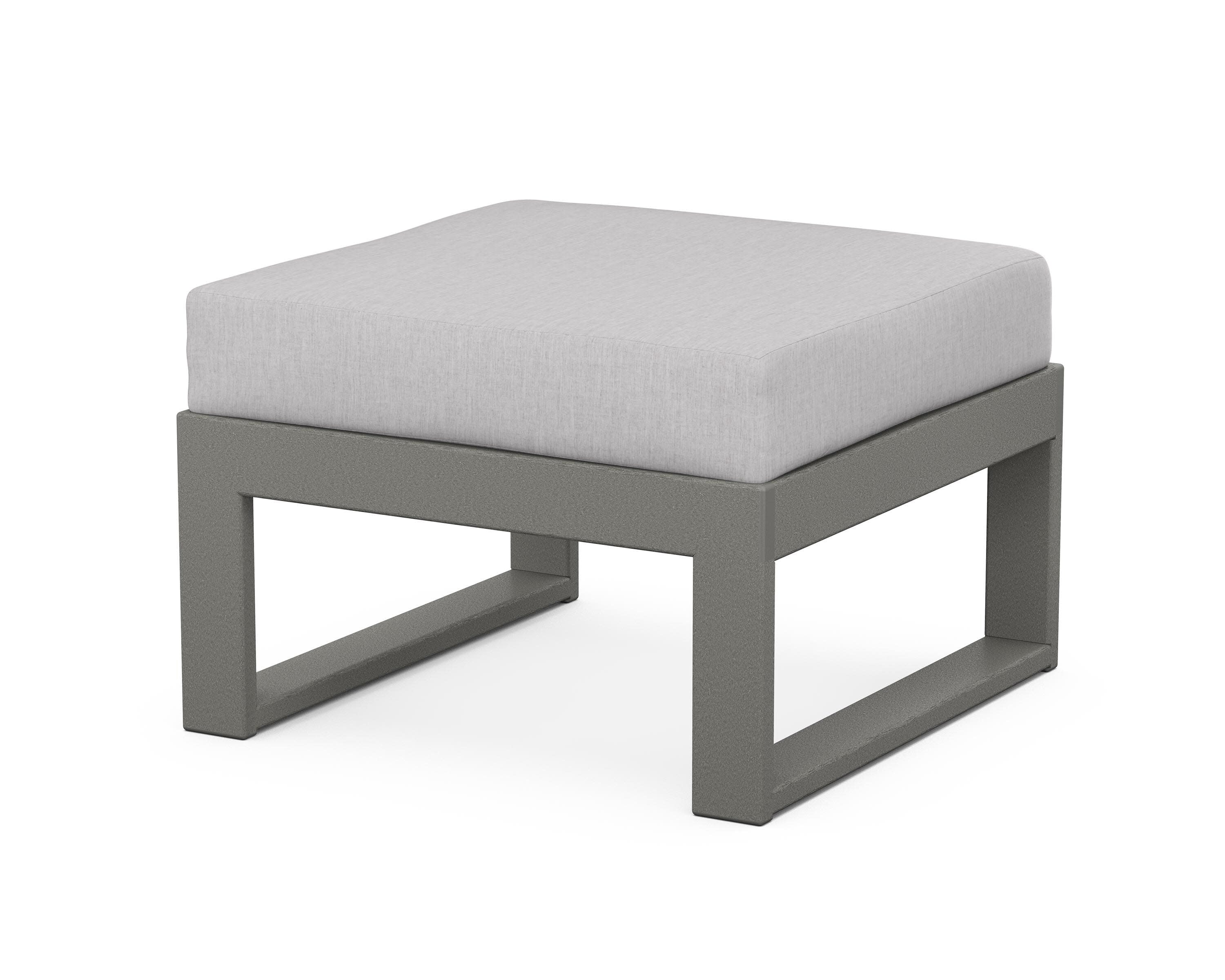 Modular Ottoman - Modern in Slate Grey / Granite