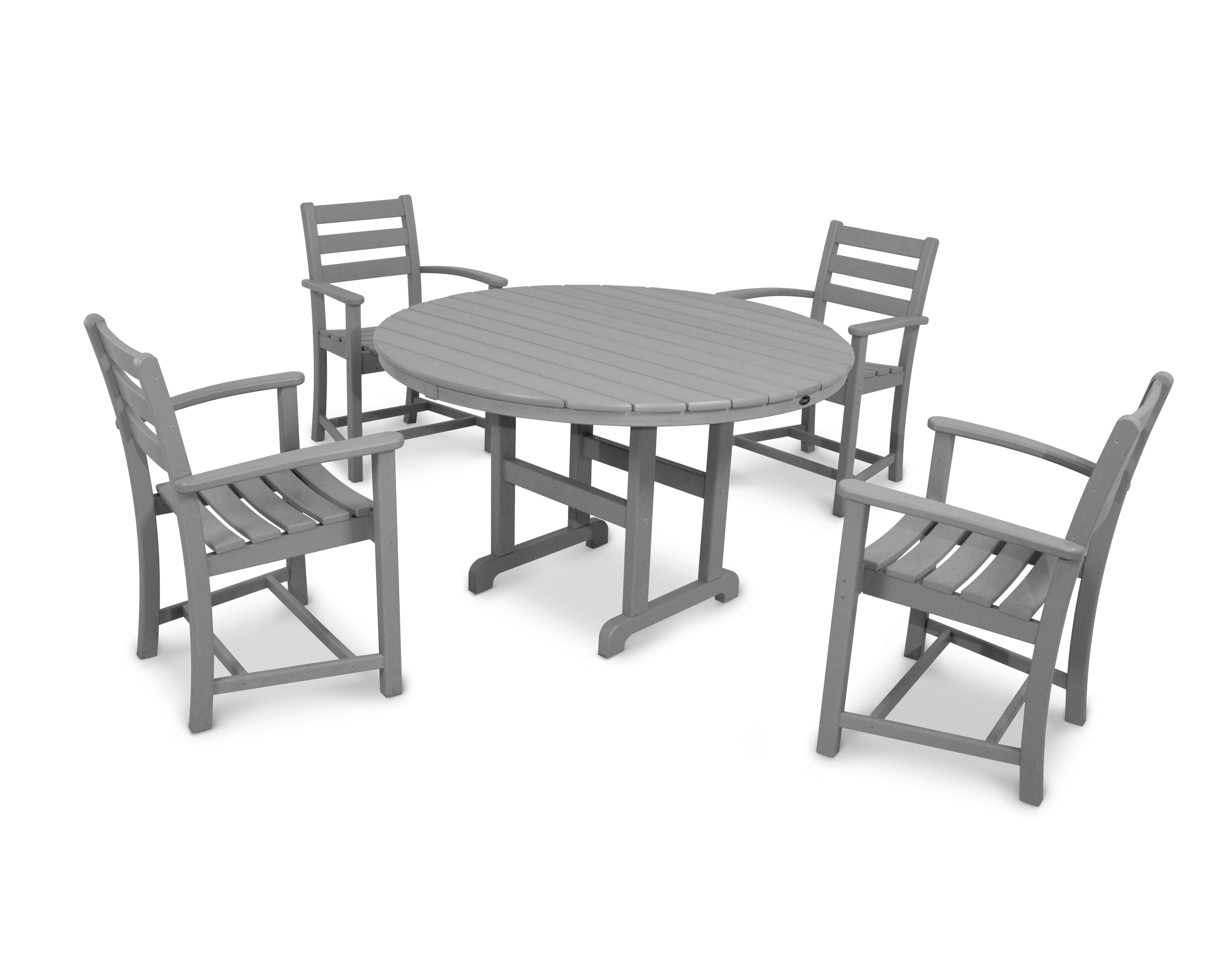 Monterey Bay 5-Piece Round Dining Set in Stepping Stone