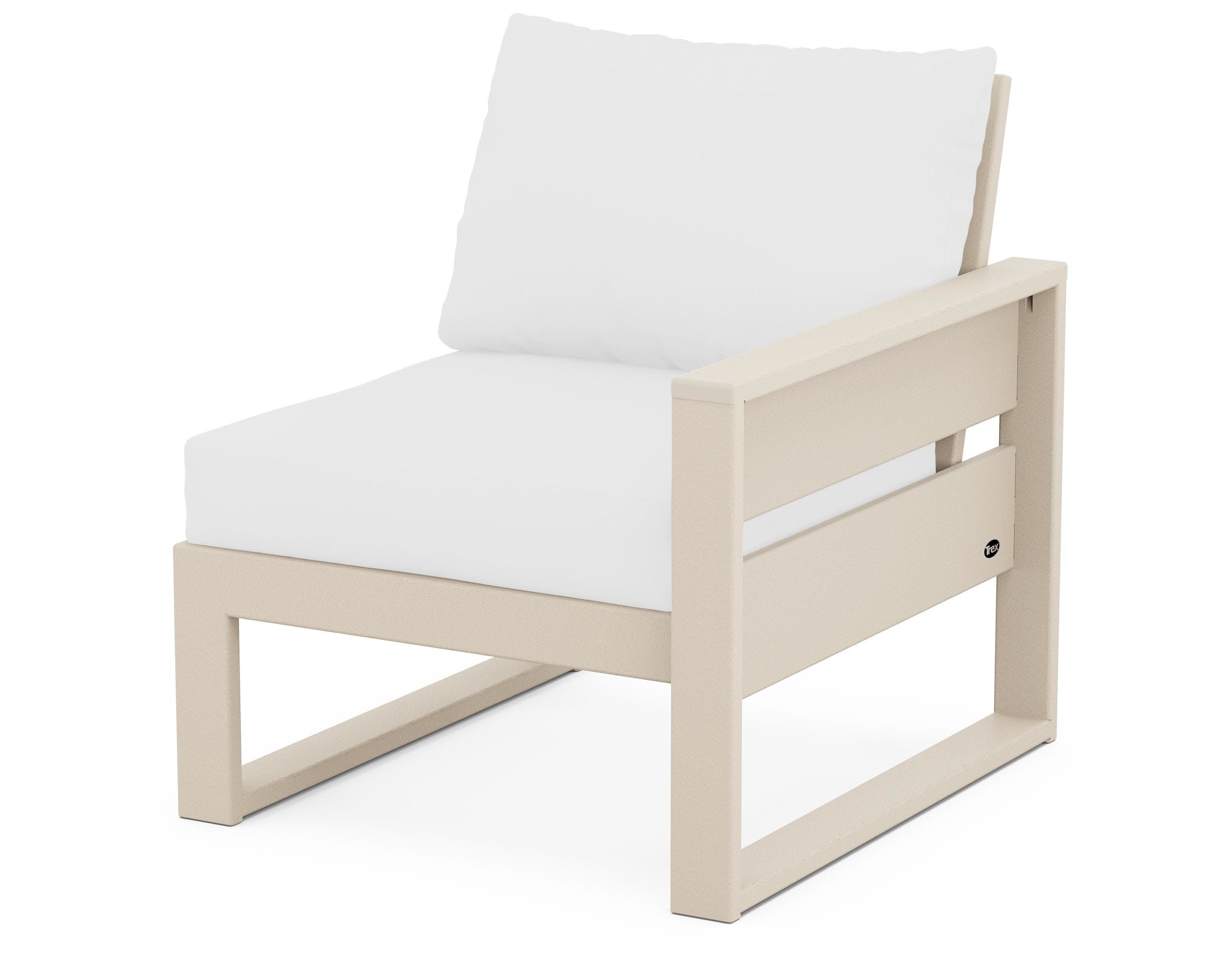 Eastport Modular Right Arm Chair in Sand Castle / Natural