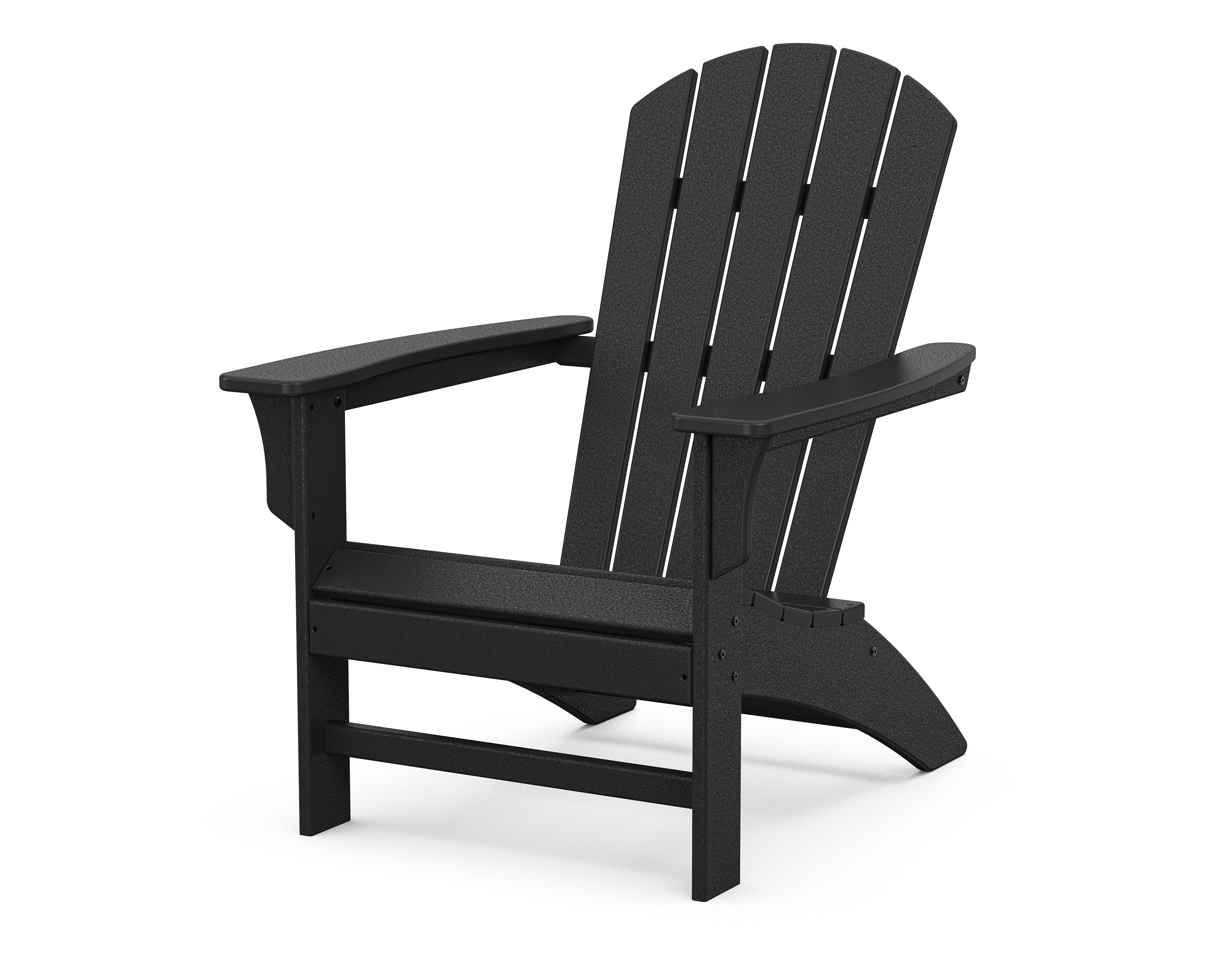 Yacht Club Adirondack Chair in Charcoal Black