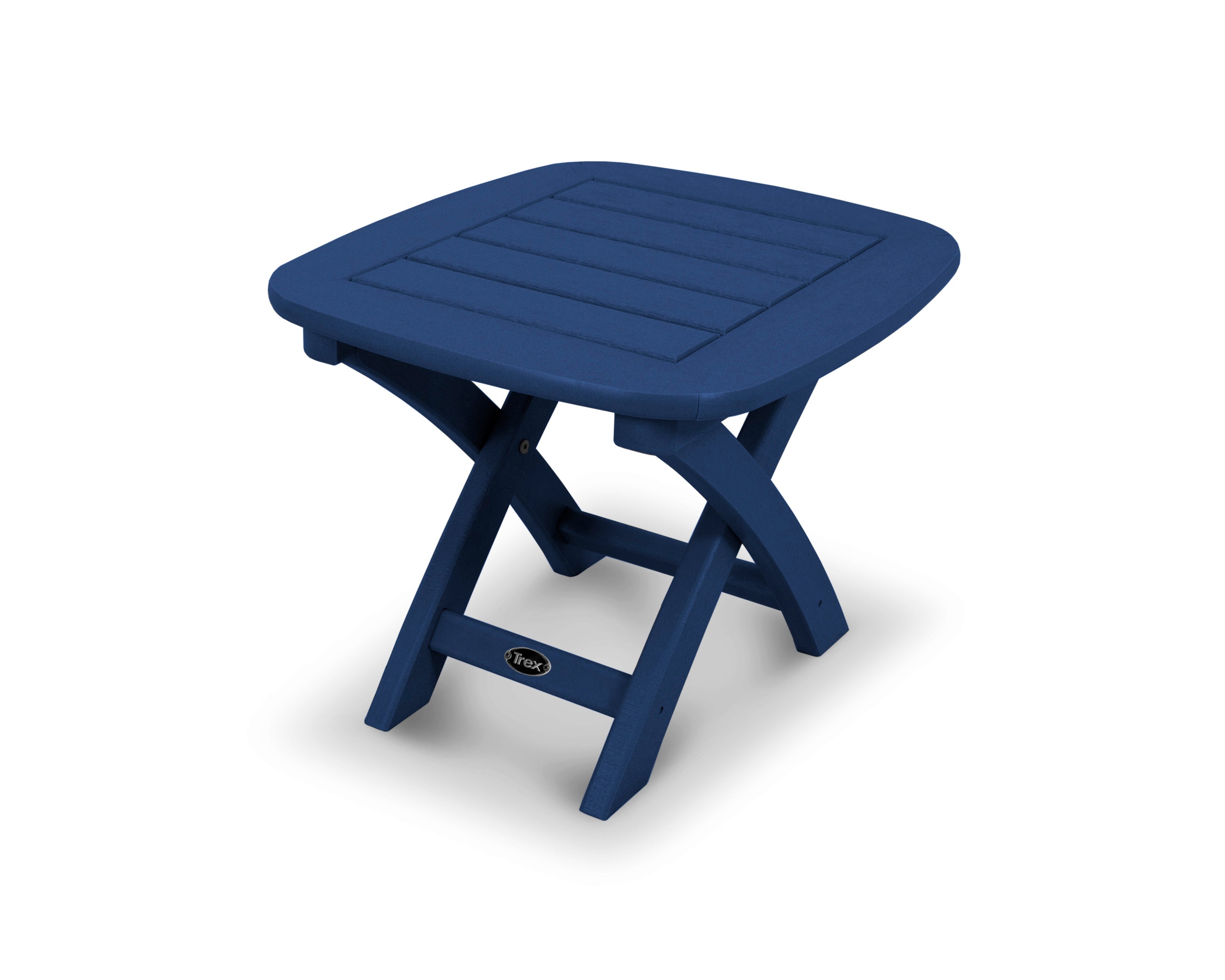 Yacht Club 21" x 18" Side Table in Navy