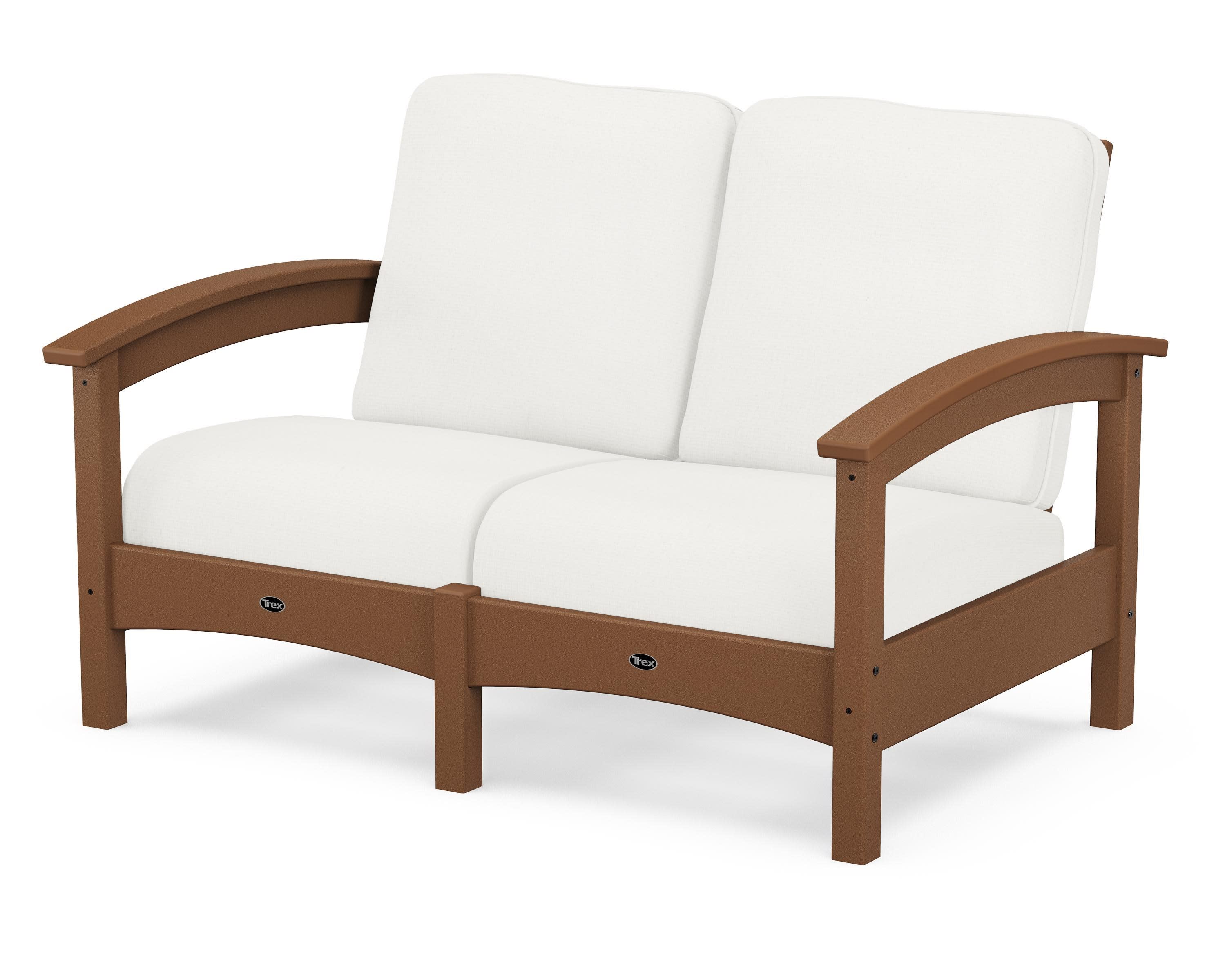 Rockport Club Loveseat in Tree House / Natural Linen