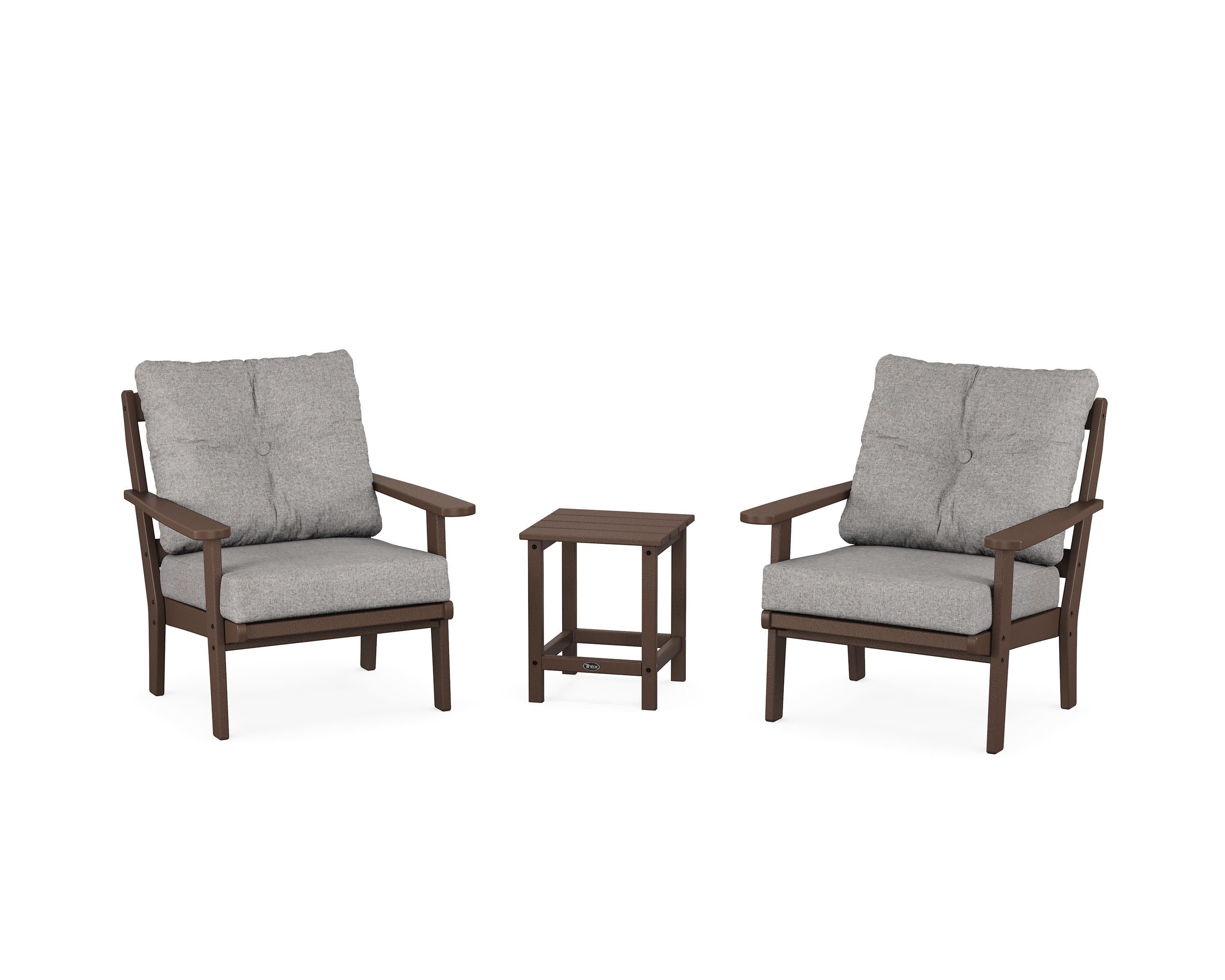 Cape Cod 3-Piece Deep Seating Set in Vintage Lantern / Grey Mist