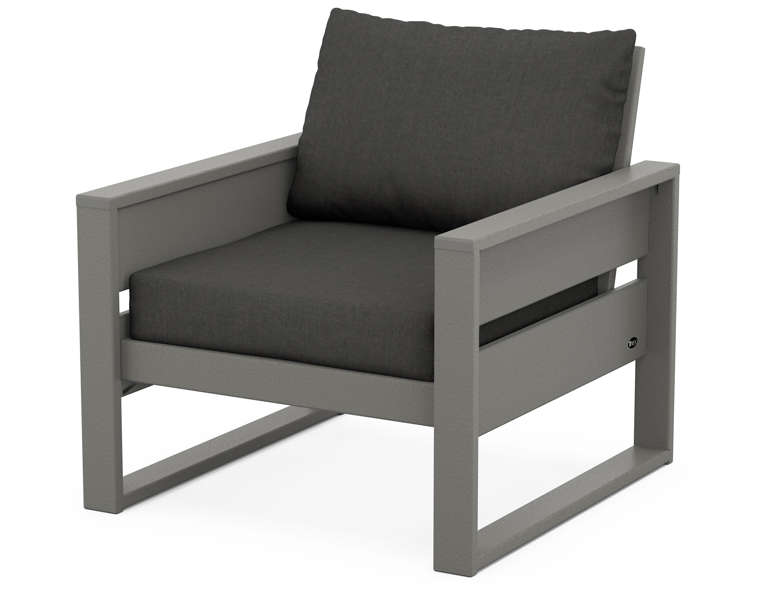 Eastport Club Chair in Stepping Stone / Spectrum Carbon