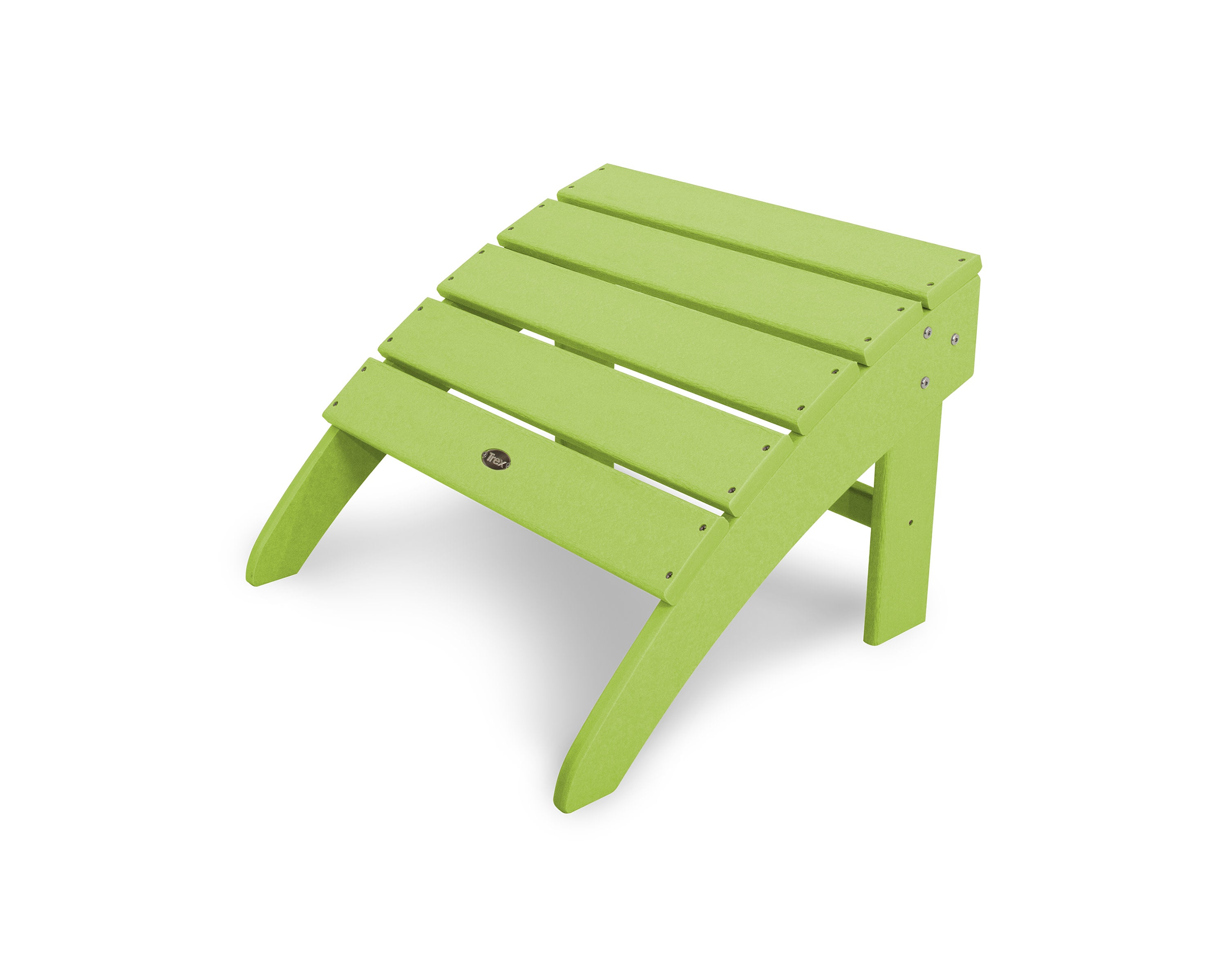 Yacht Club Ottoman in Lime