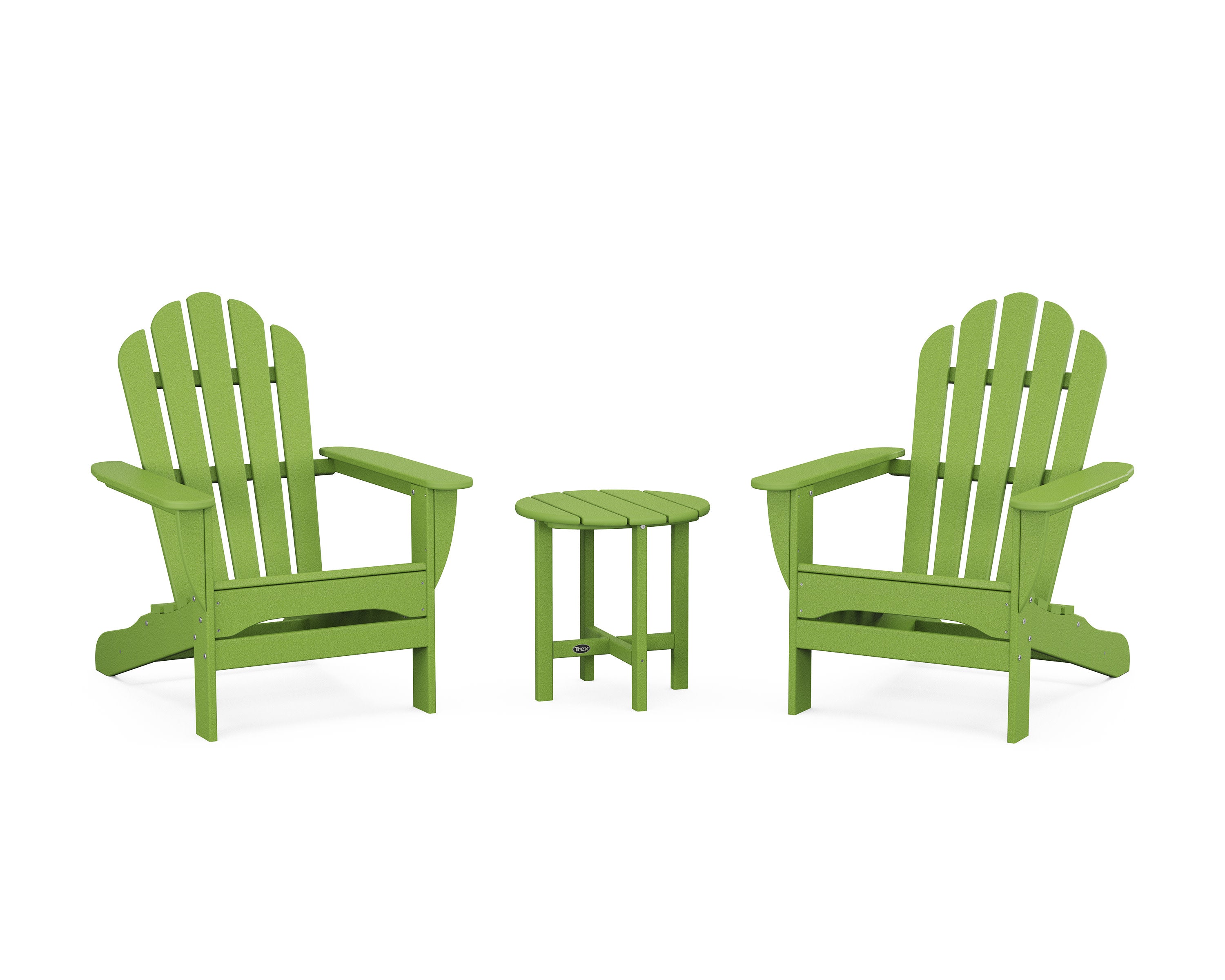 3-Piece Monterey Bay Adirondack Set in Lime