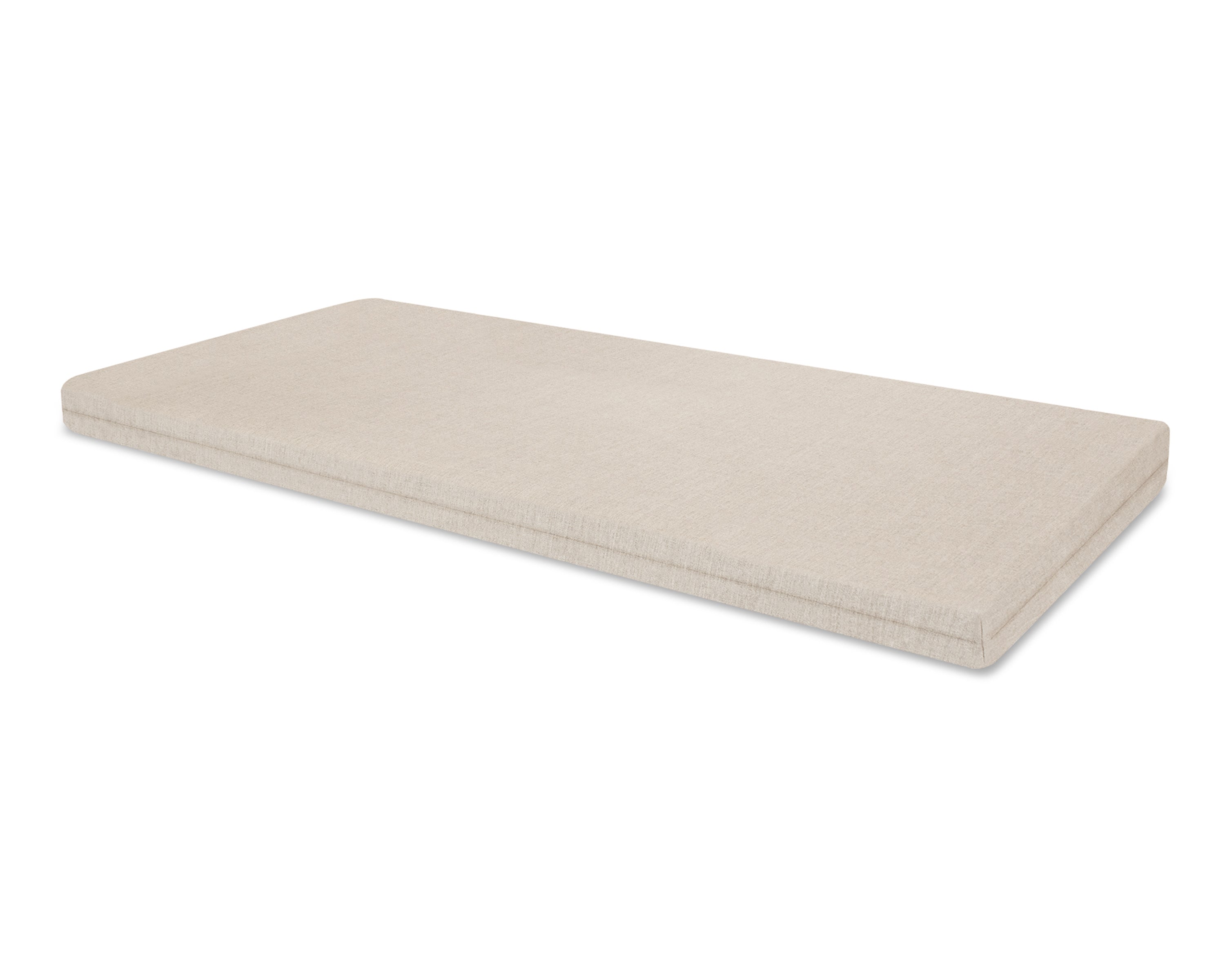 Bench Seat Cushion - 18.5"D x 55.5"W x 2.5"H in Cast Ash