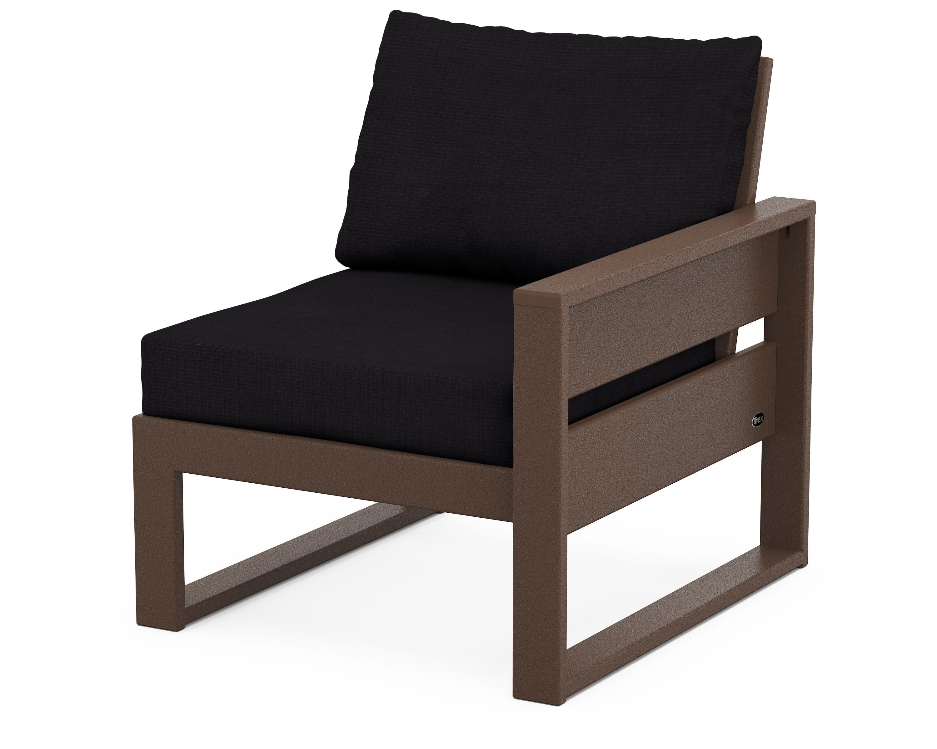 Eastport Modular Right Arm Chair in Vintage Lantern / Midnight Linen