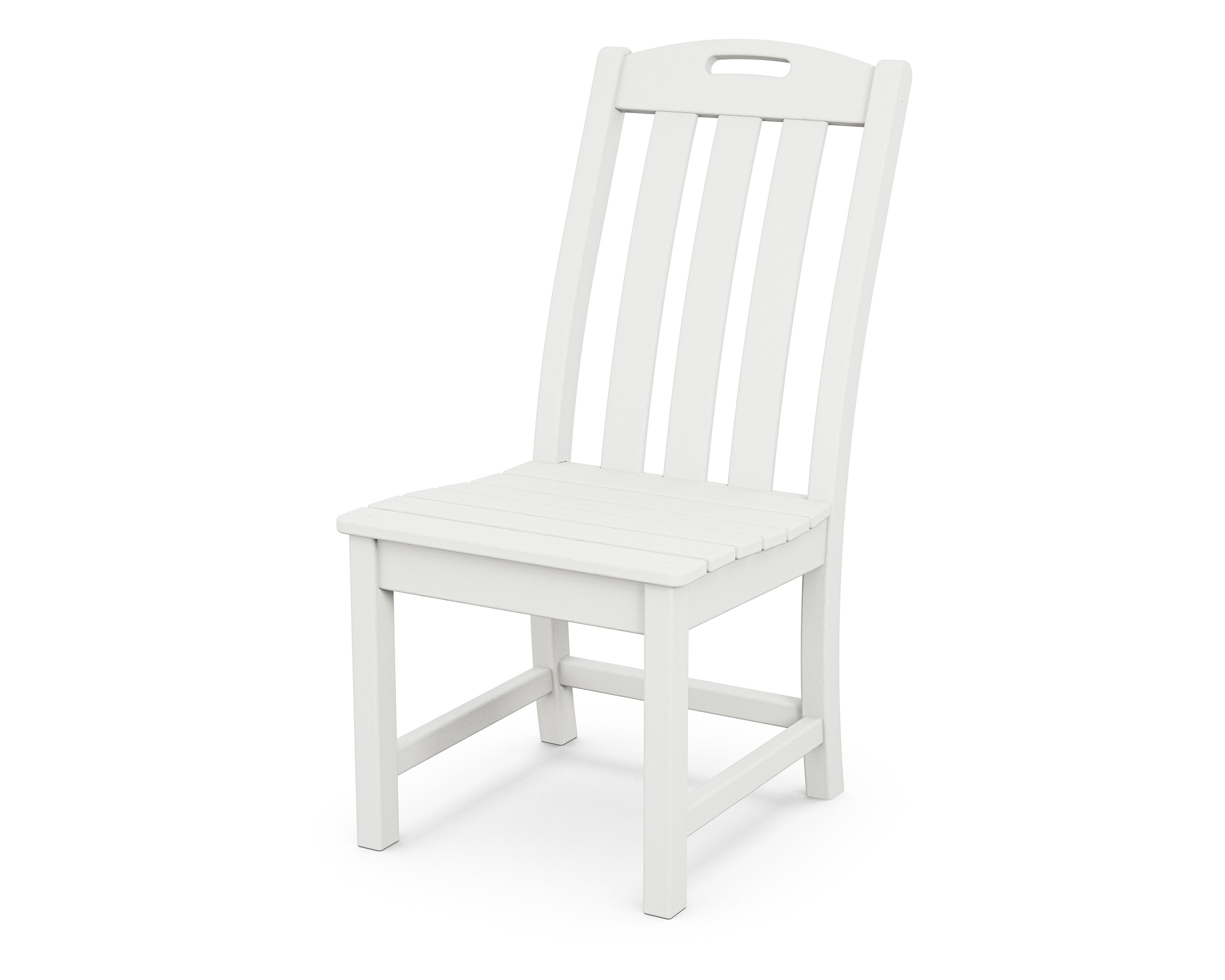 Yacht Club Dining Side Chair in Classic White