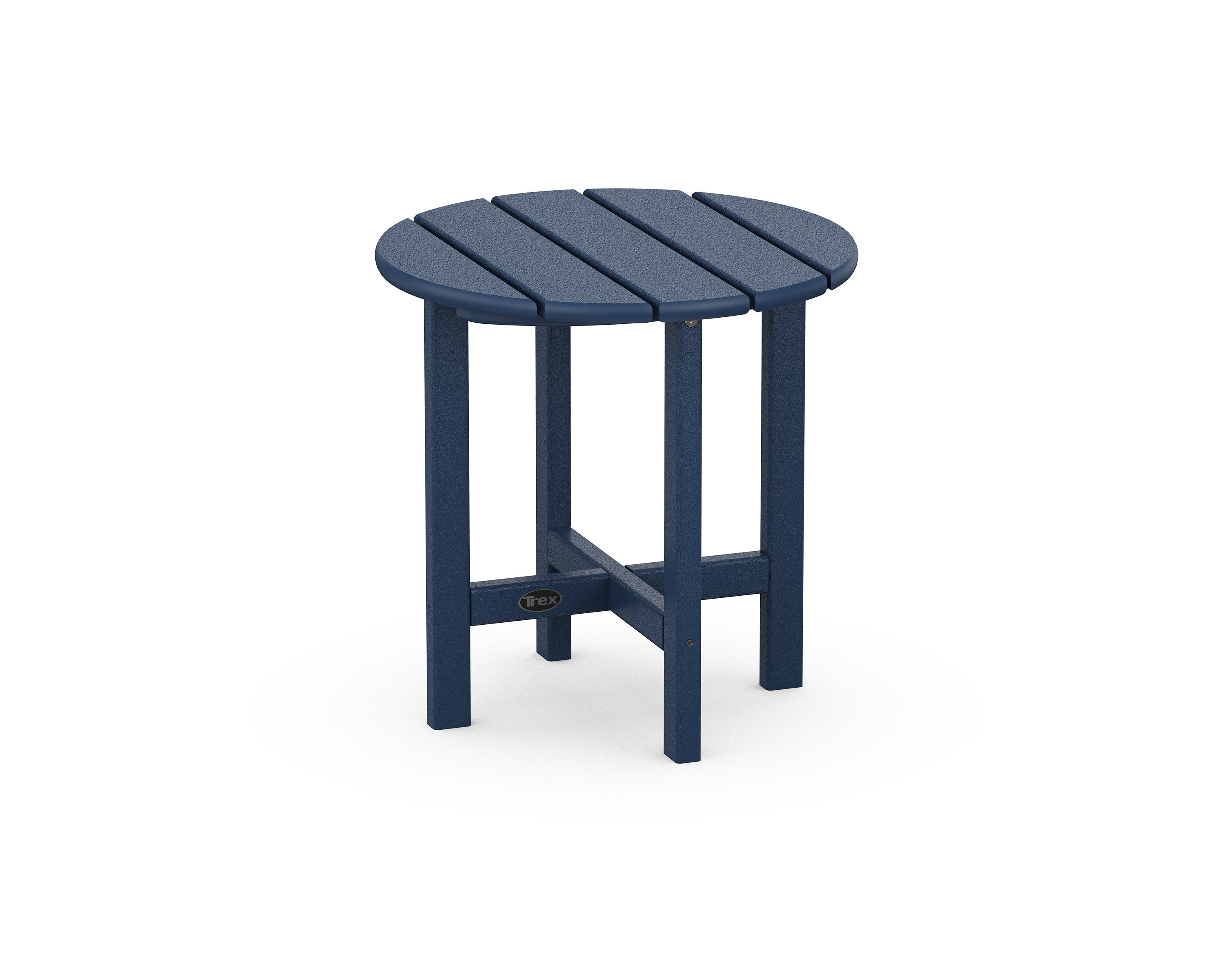 Cape Cod Round 18" Side Table in Navy