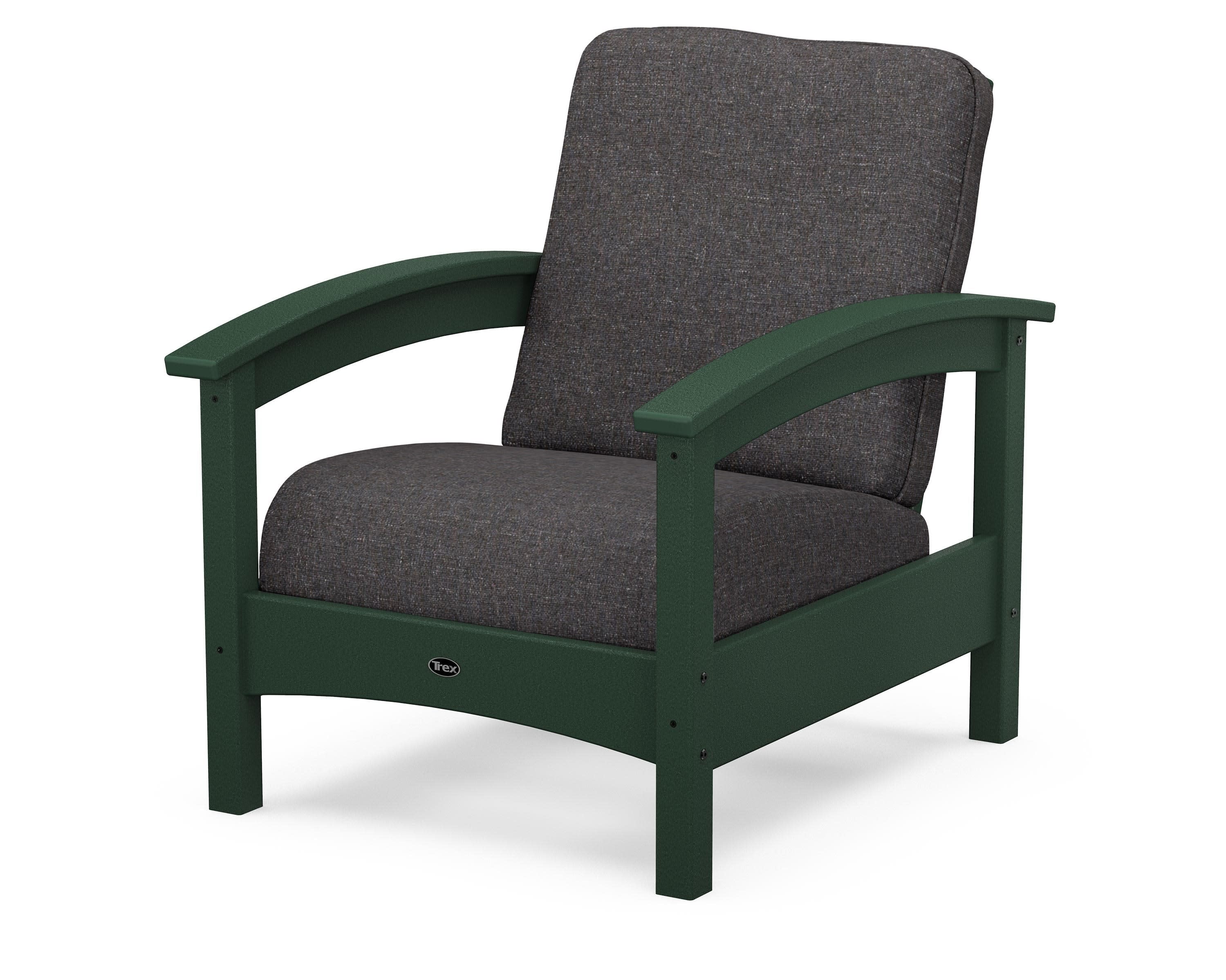 Rockport Club Chair in Rainforest Canopy / Ash Charcoal