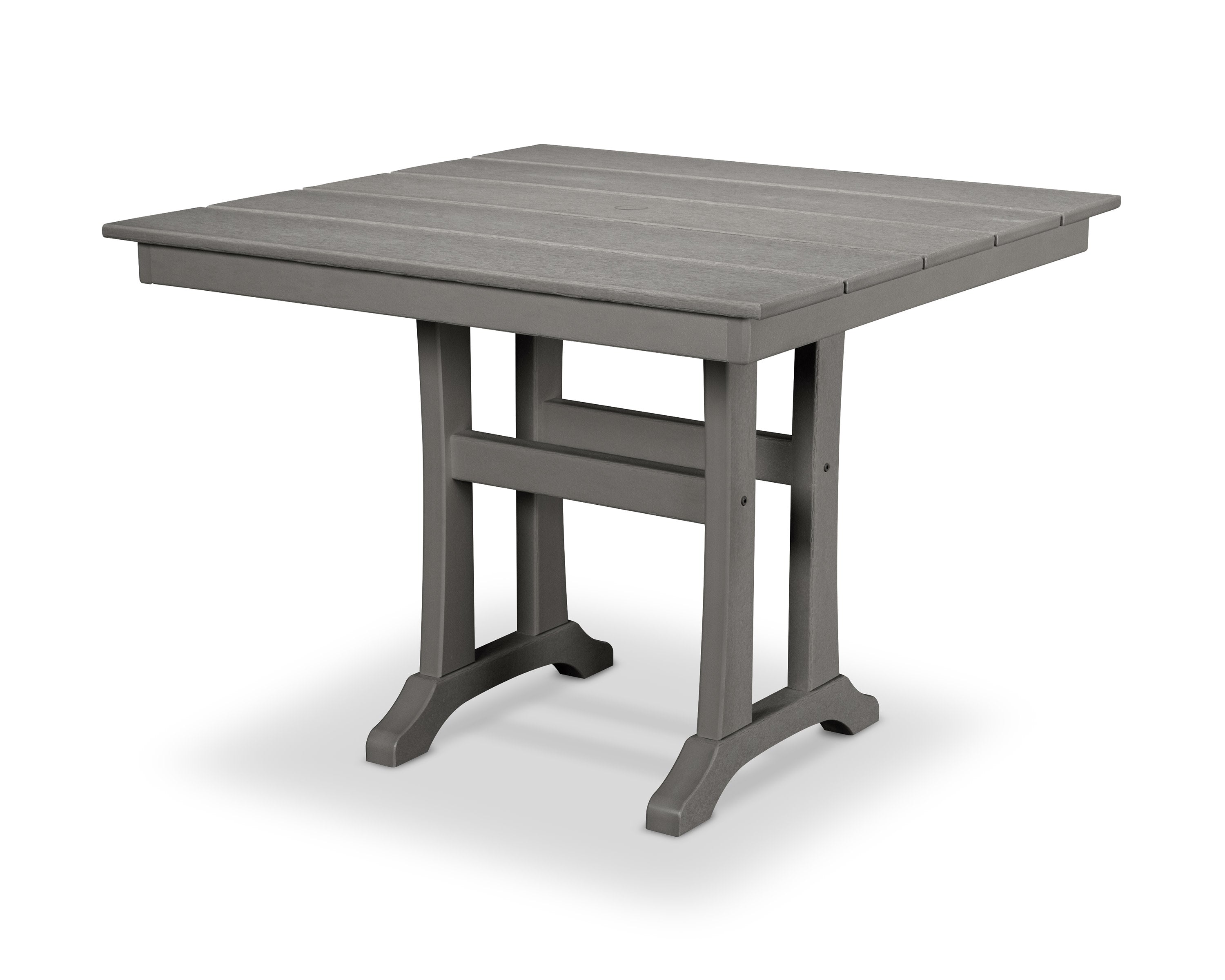 Farmhouse Trestle 37" Dining Table in Stepping Stone