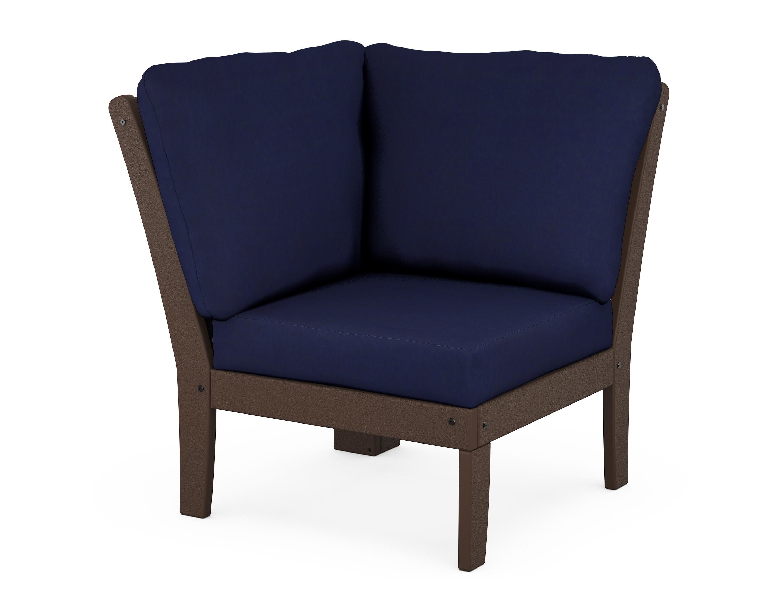 Yacht Club Modular Corner Chair in Vintage Lantern / Navy