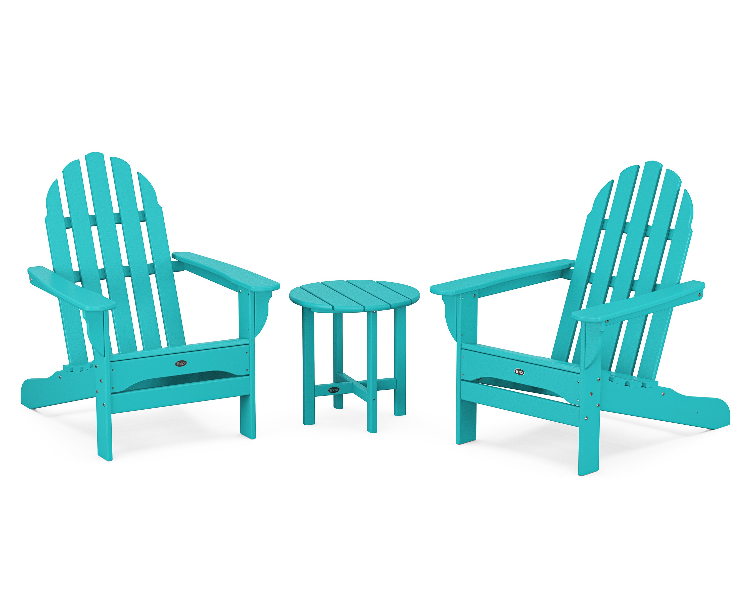 Cape Cod 3-Piece Adirondack Set in Aruba