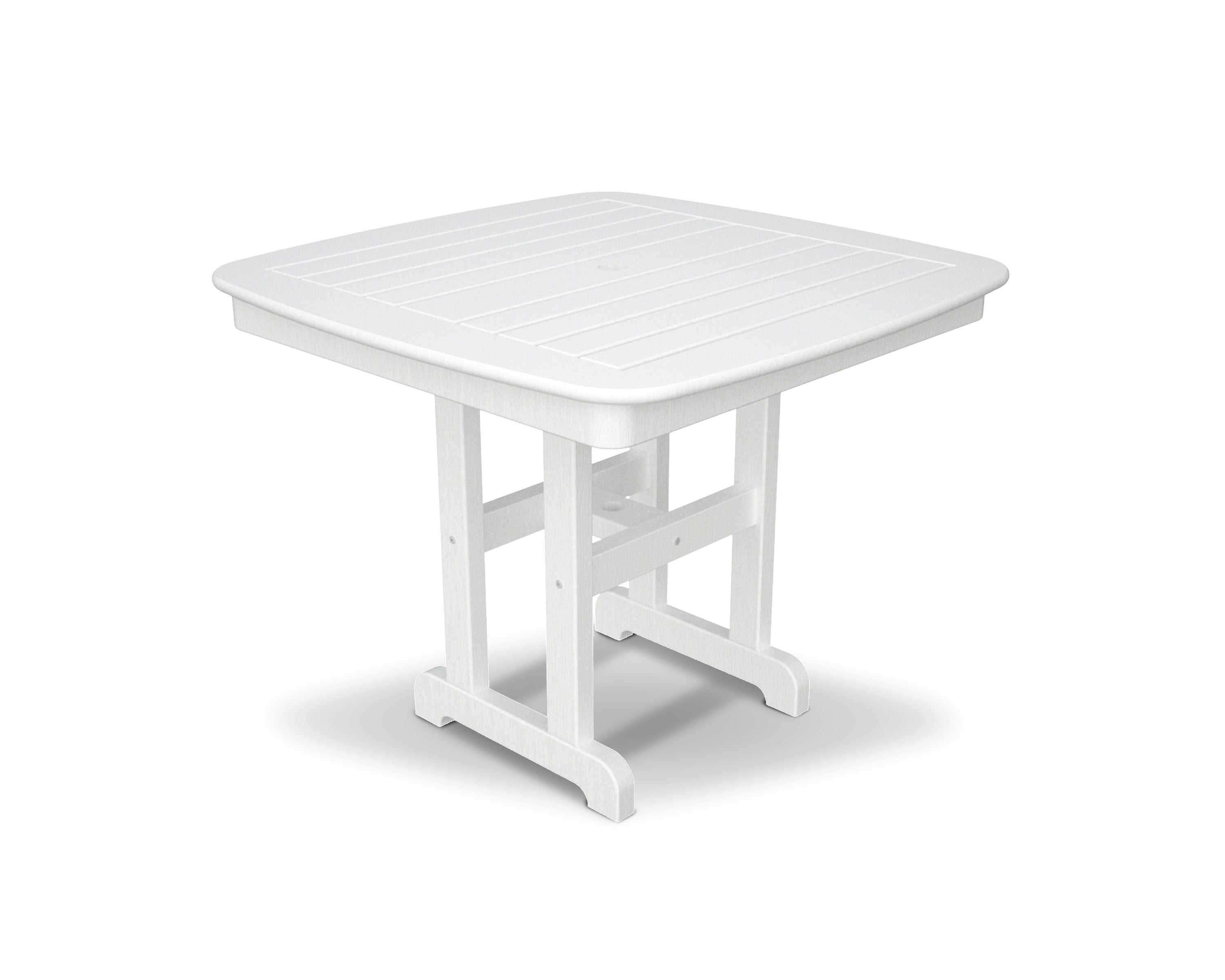 Yacht Club 37" Dining Table in Classic White